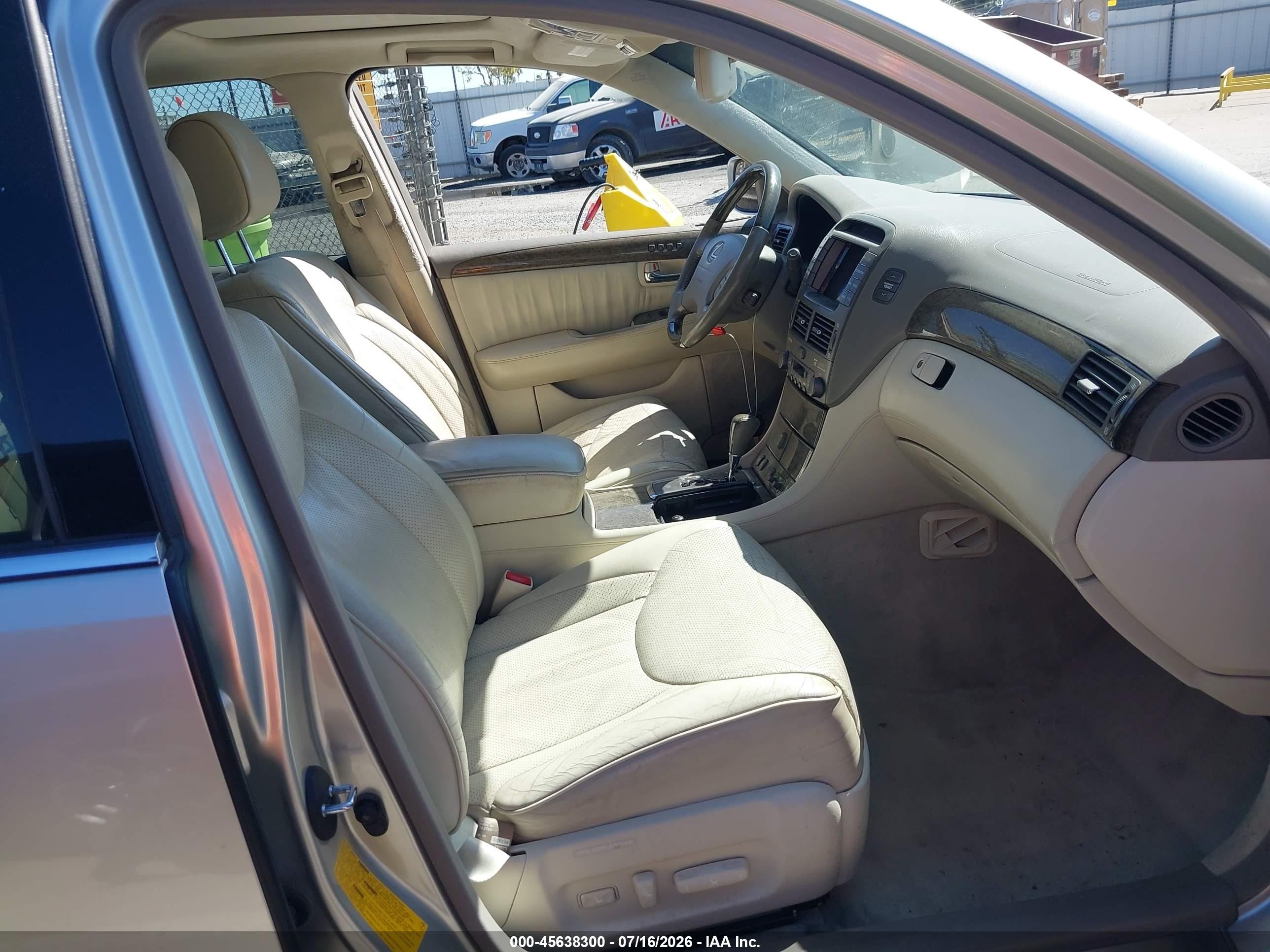 2002 Lexus Ls 430   Silver vin: JTHBN30F320089418