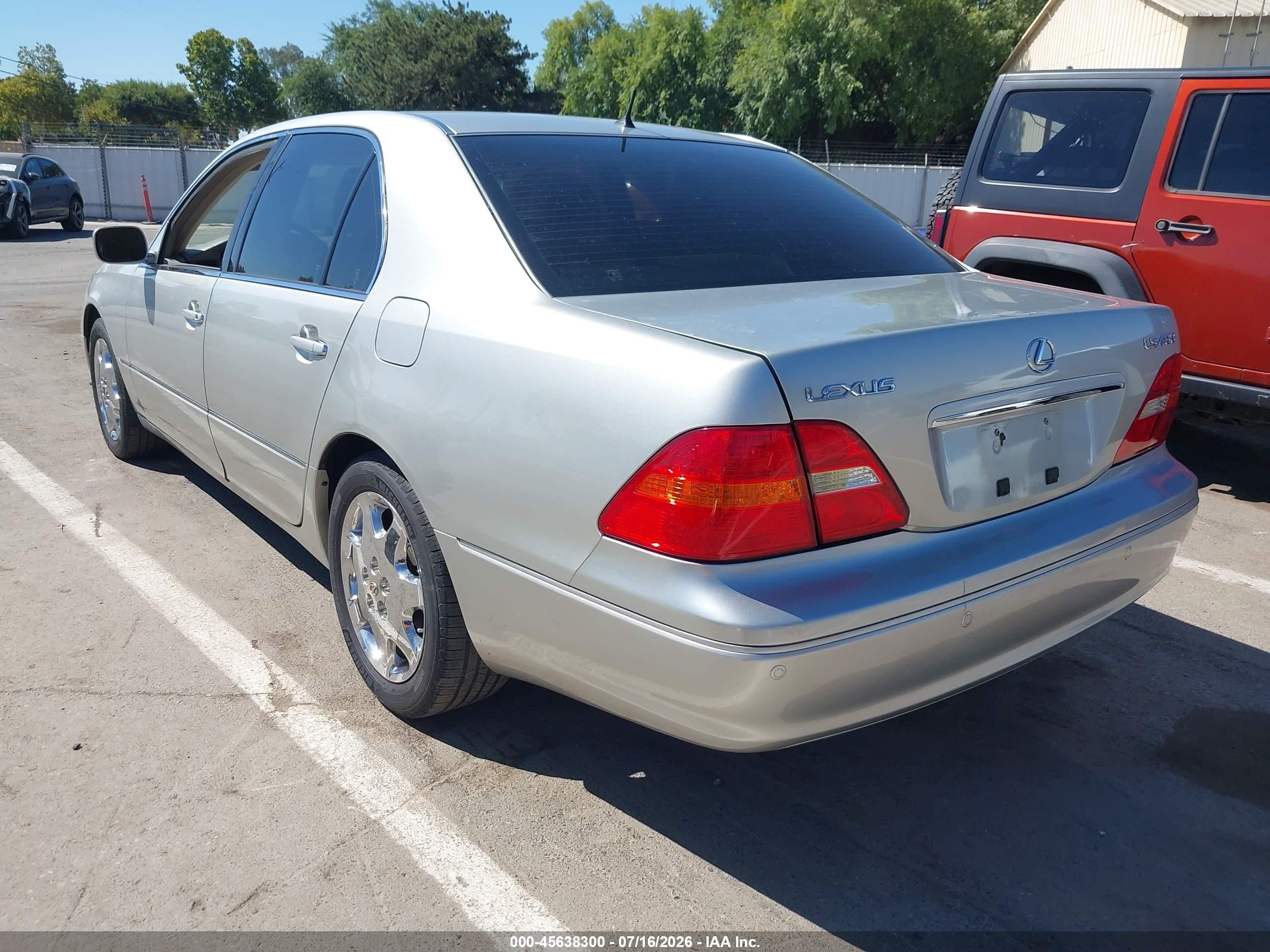 2002 Lexus Ls 430   Silver vin: JTHBN30F320089418