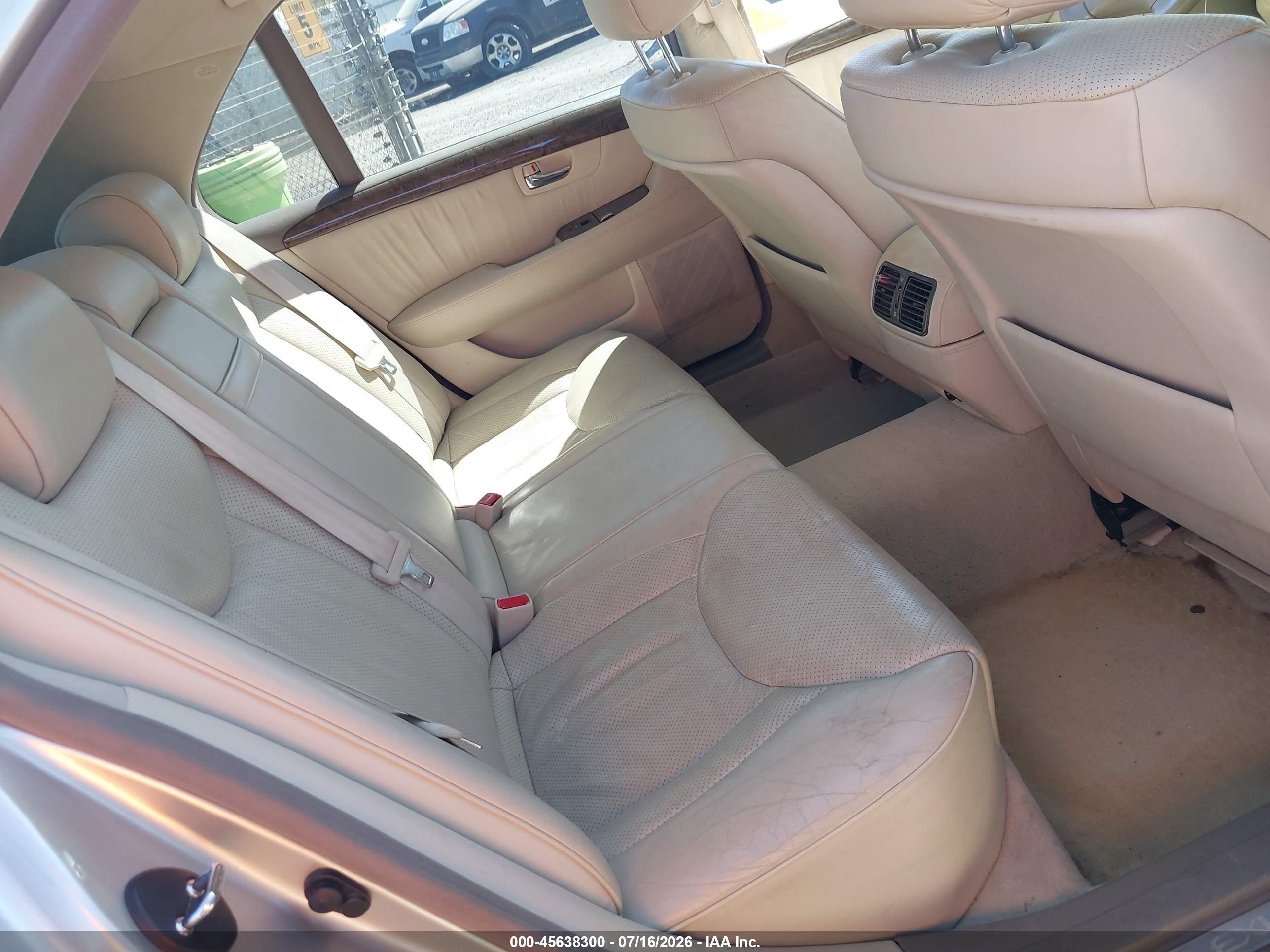 2002 Lexus Ls 430   Silver vin: JTHBN30F320089418