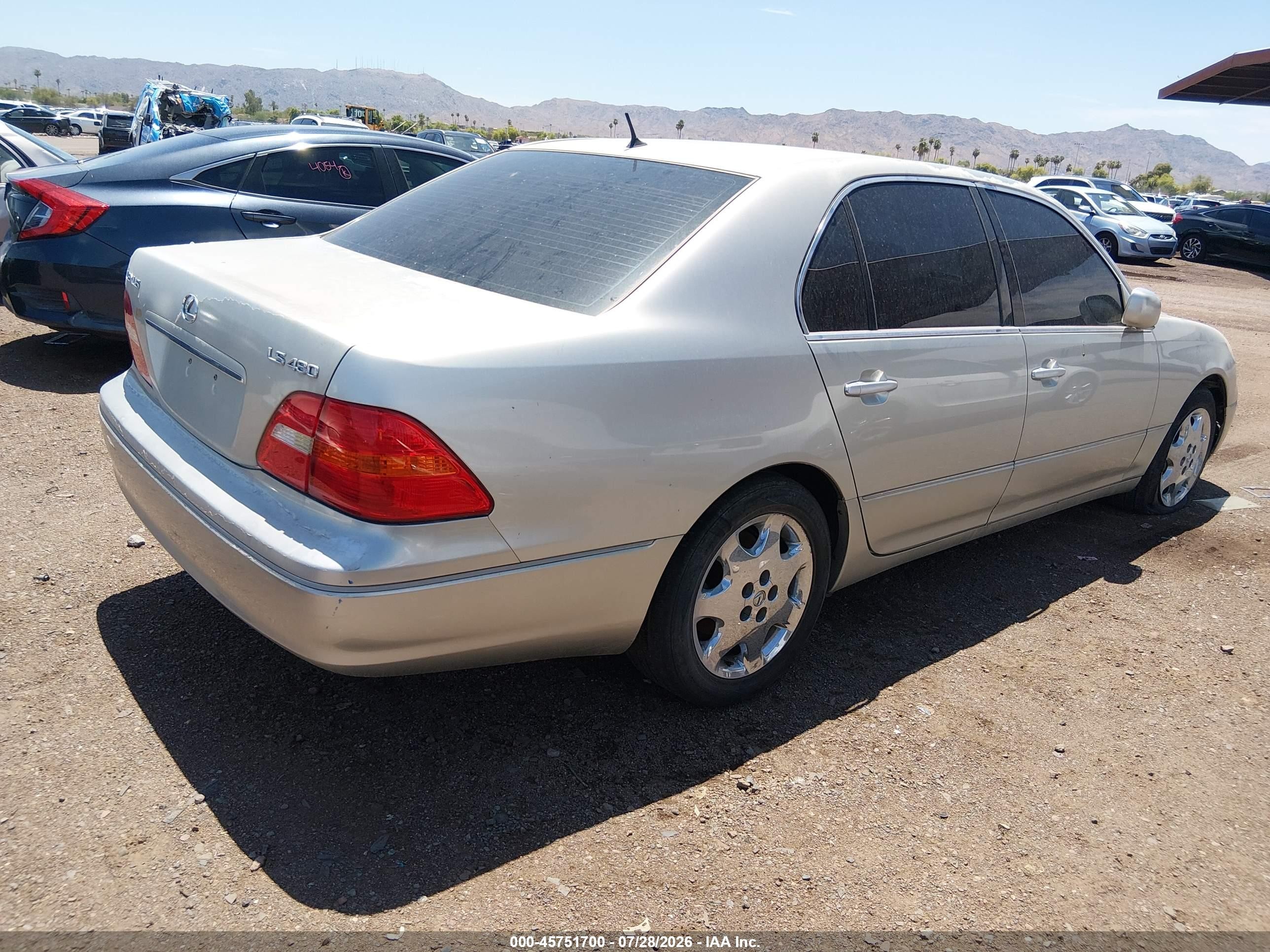 2002 Lexus Ls 430   Silver vin: JTHBN30F320091248