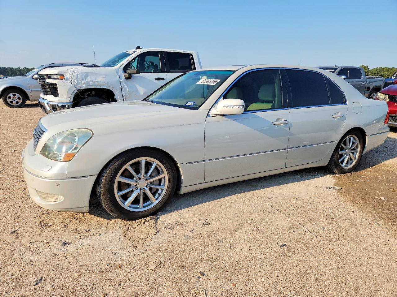 2003 Lexus Ls 430 Silver vin: JTHBN30F330097911