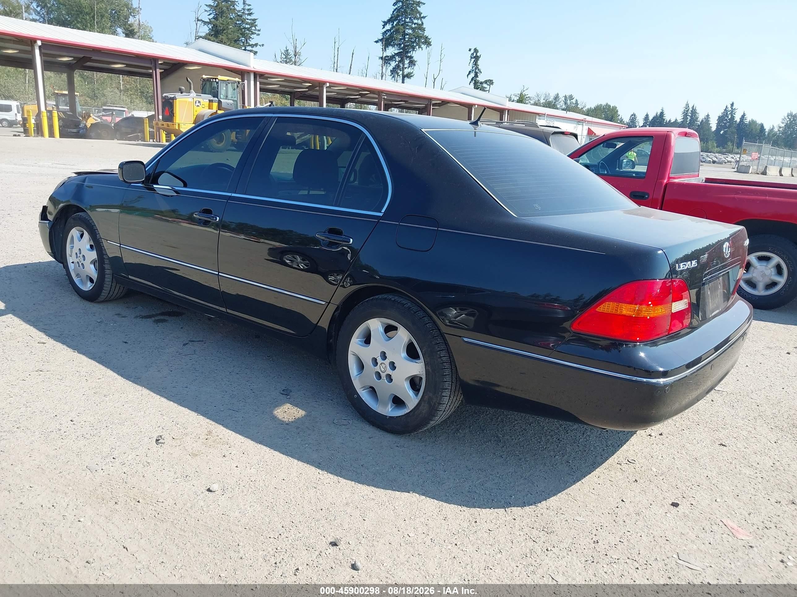 2003 Lexus Ls 430   Black vin: JTHBN30F330116358