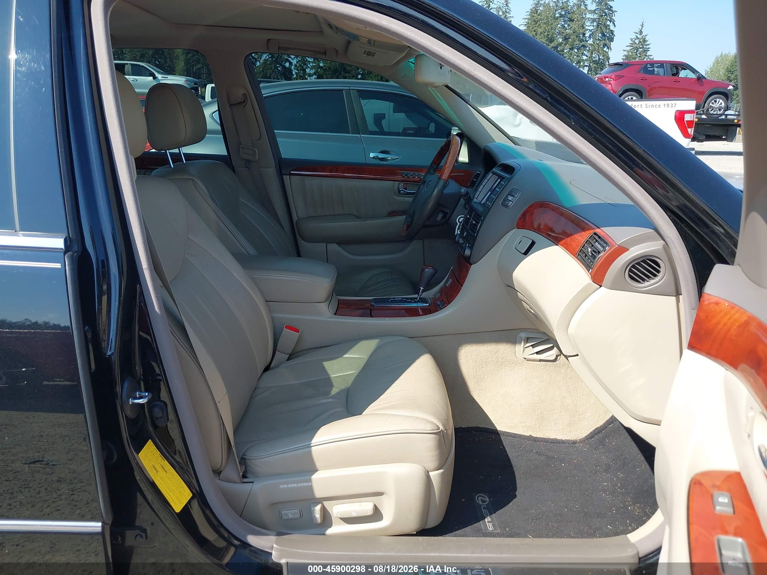 2003 Lexus Ls 430   Black vin: JTHBN30F330116358