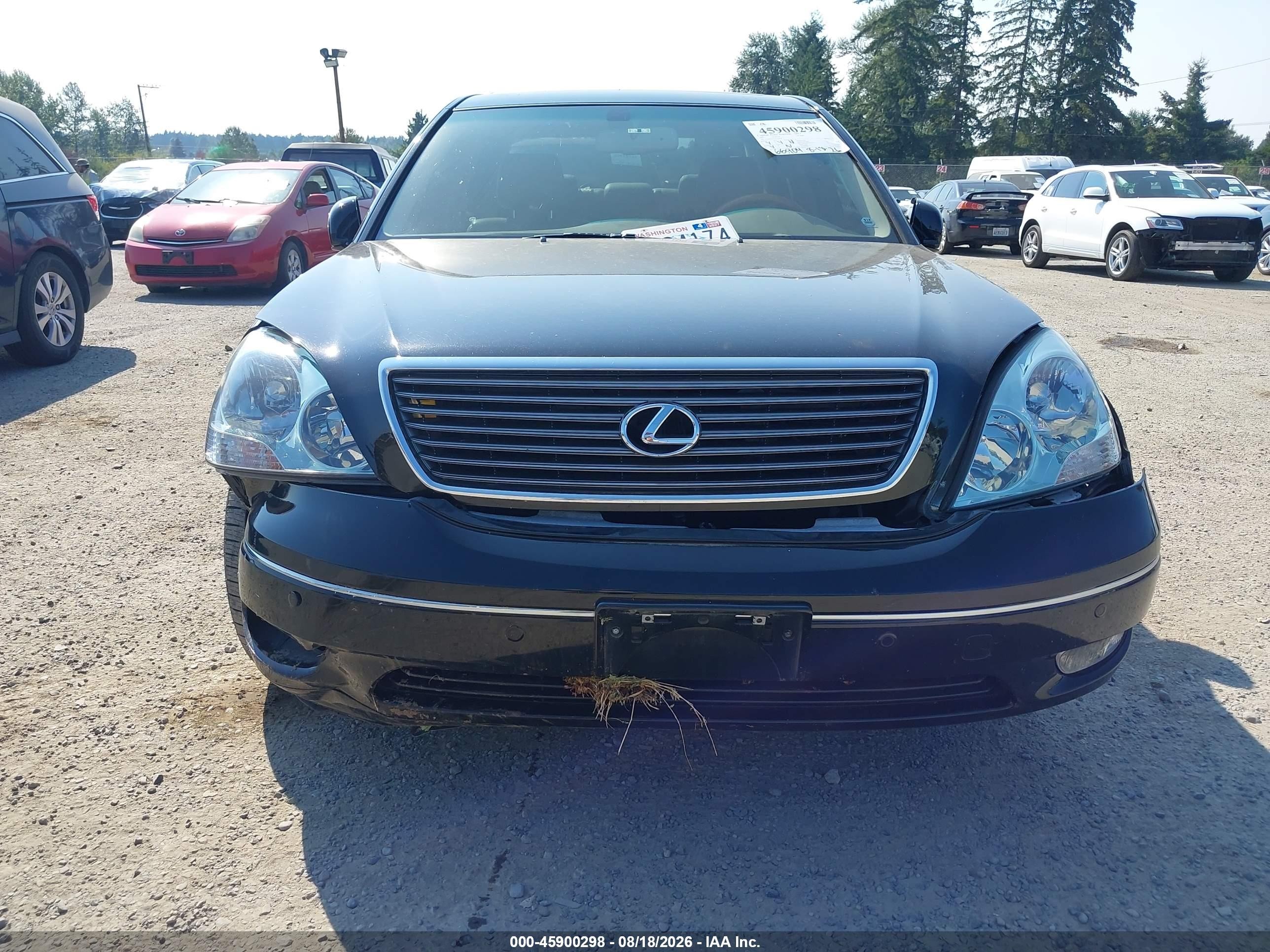 2003 Lexus Ls 430   Black vin: JTHBN30F330116358