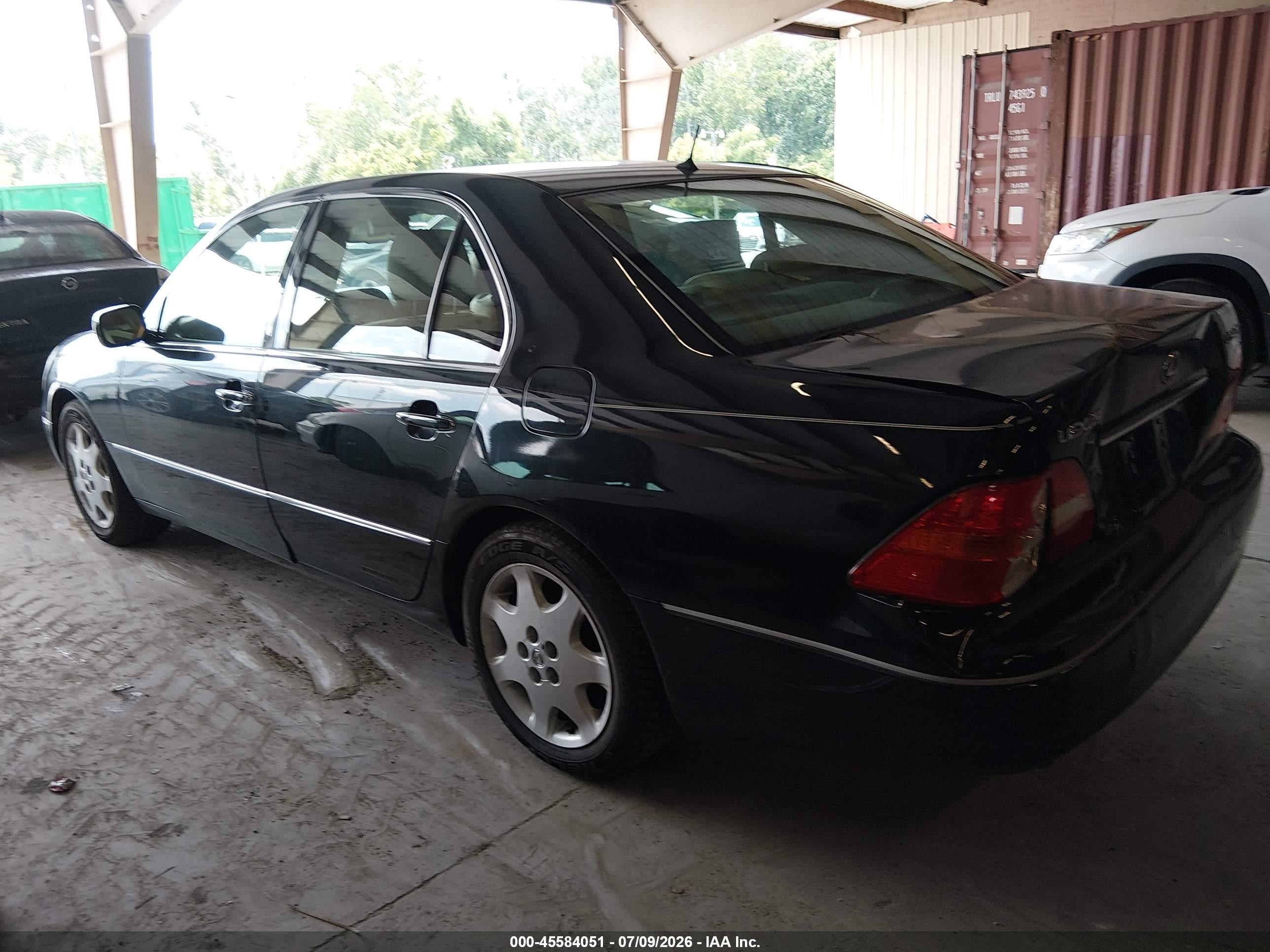 2003 Lexus Ls 430   Black vin: JTHBN30F330116845