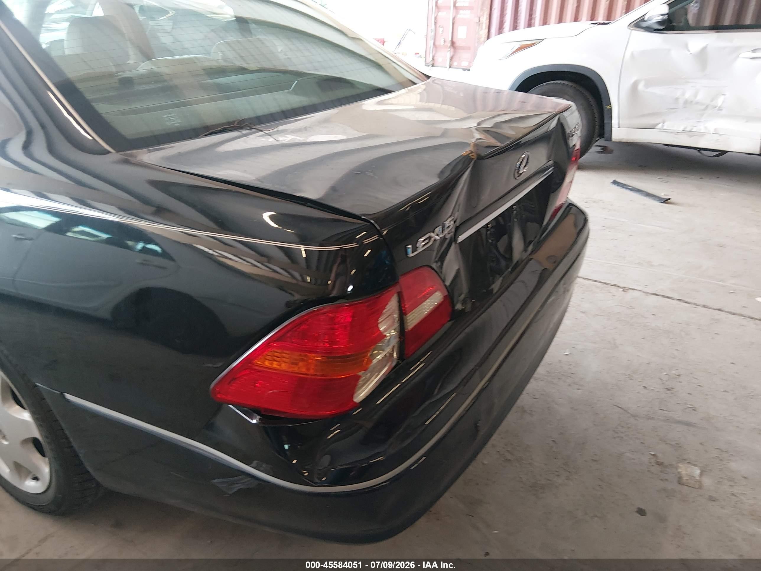 2003 Lexus Ls 430   Black vin: JTHBN30F330116845
