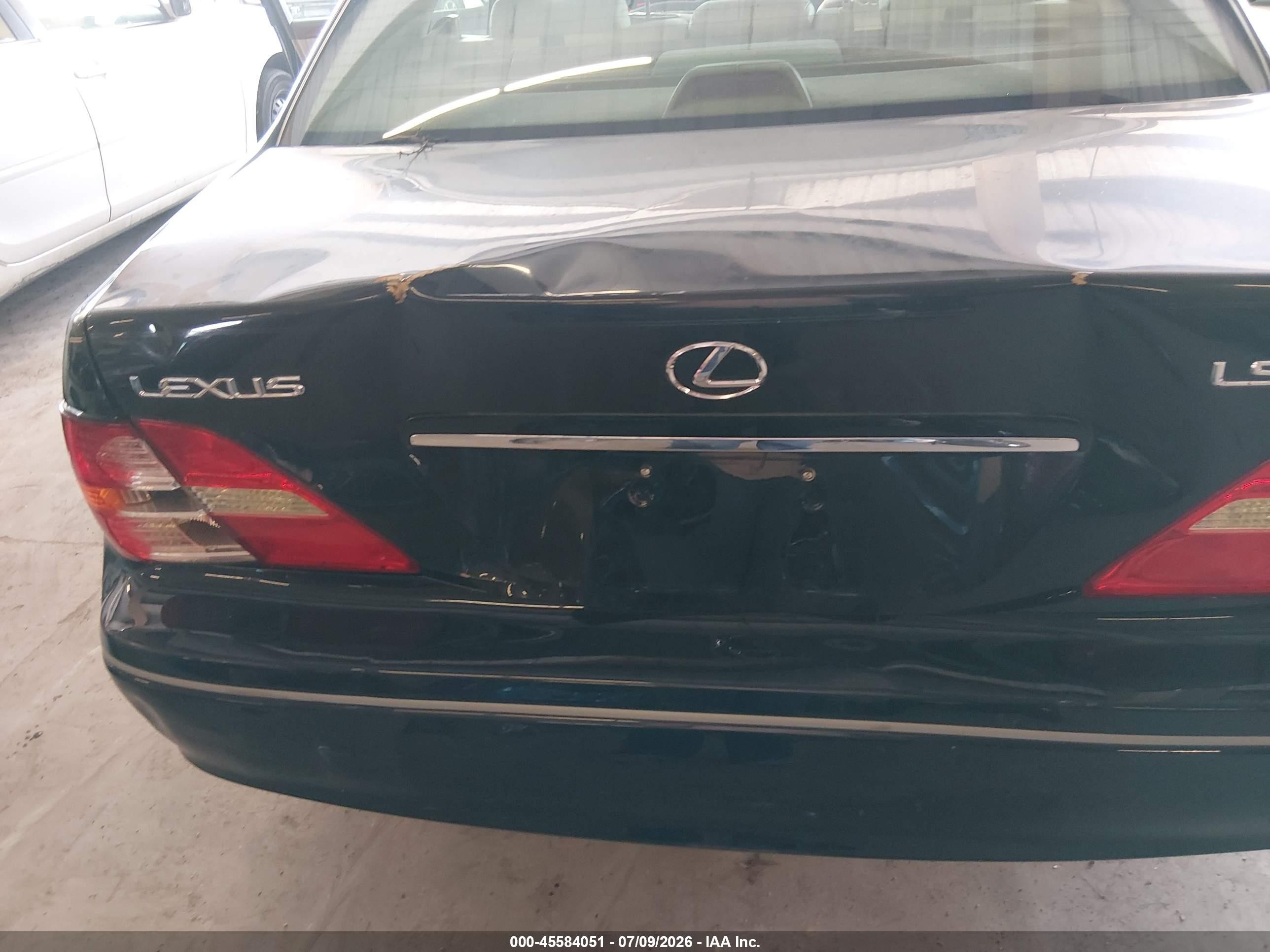 2003 Lexus Ls 430   Black vin: JTHBN30F330116845