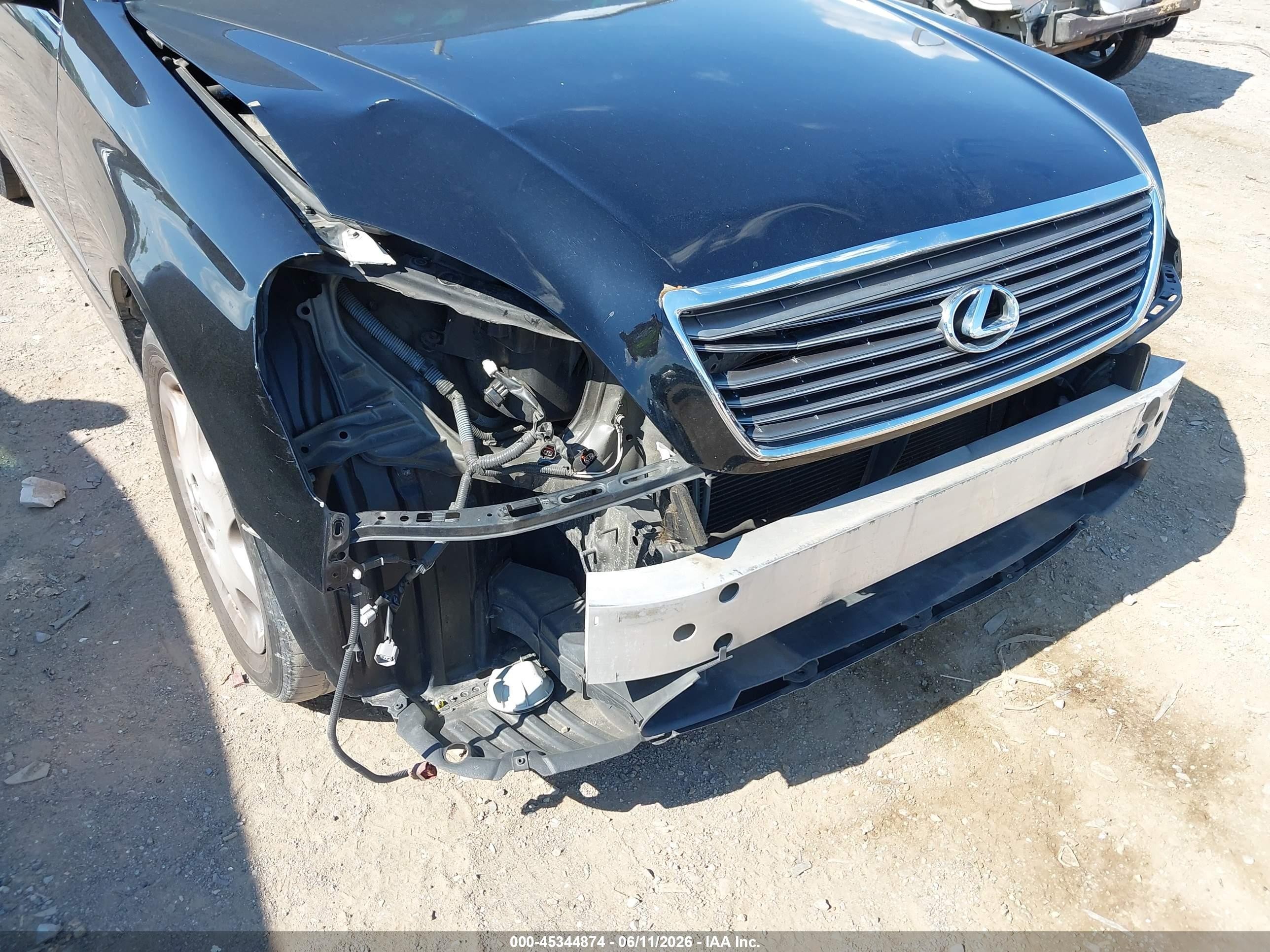 2003 Lexus Ls 430   Черный vin: JTHBN30F330121172