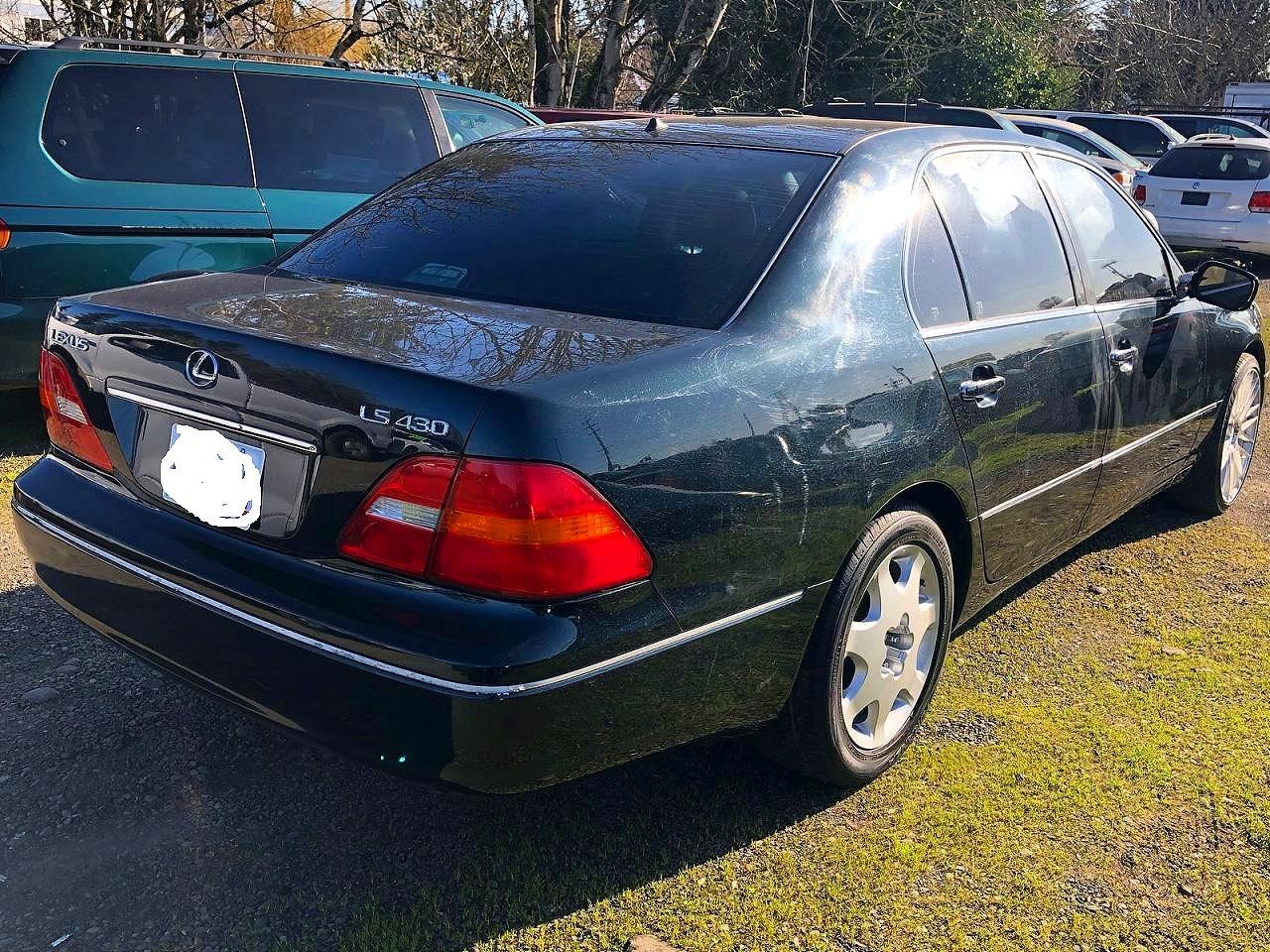 2001 Lexus Ls 430 Green vin: JTHBN30F410011728