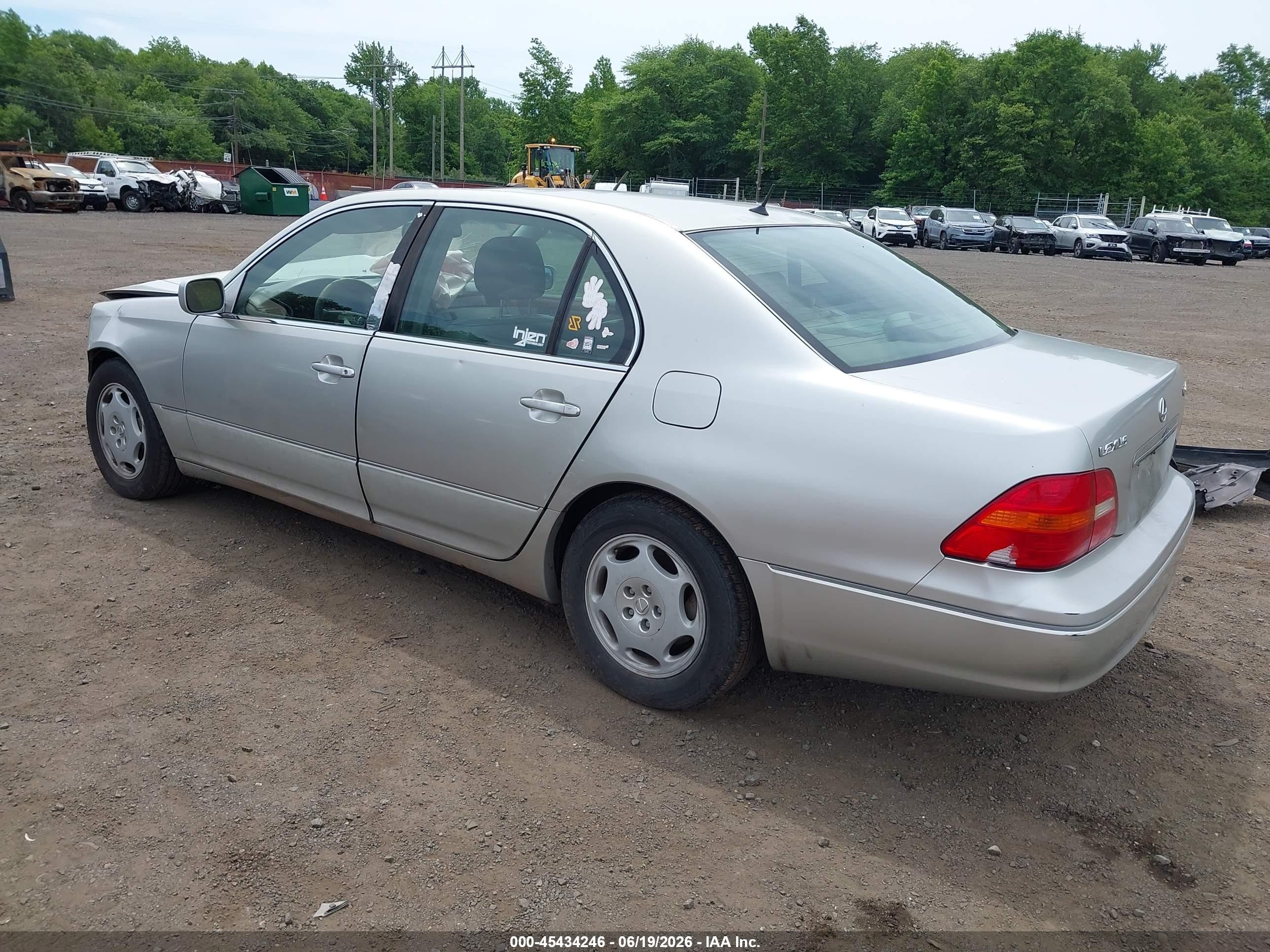 2001 Lexus Ls 430   Silver vin: JTHBN30F410021319