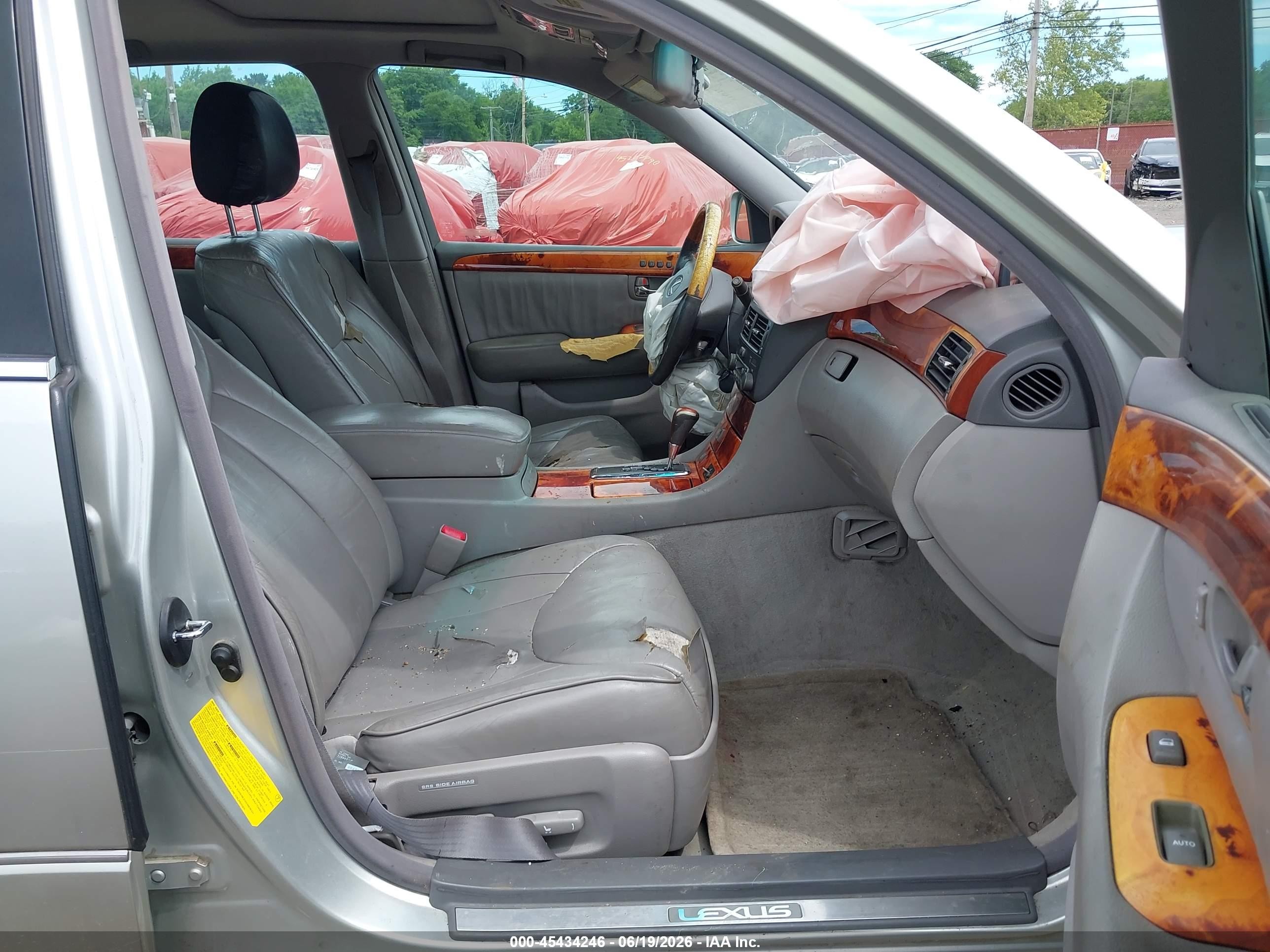 2001 Lexus Ls 430   Silver vin: JTHBN30F410021319