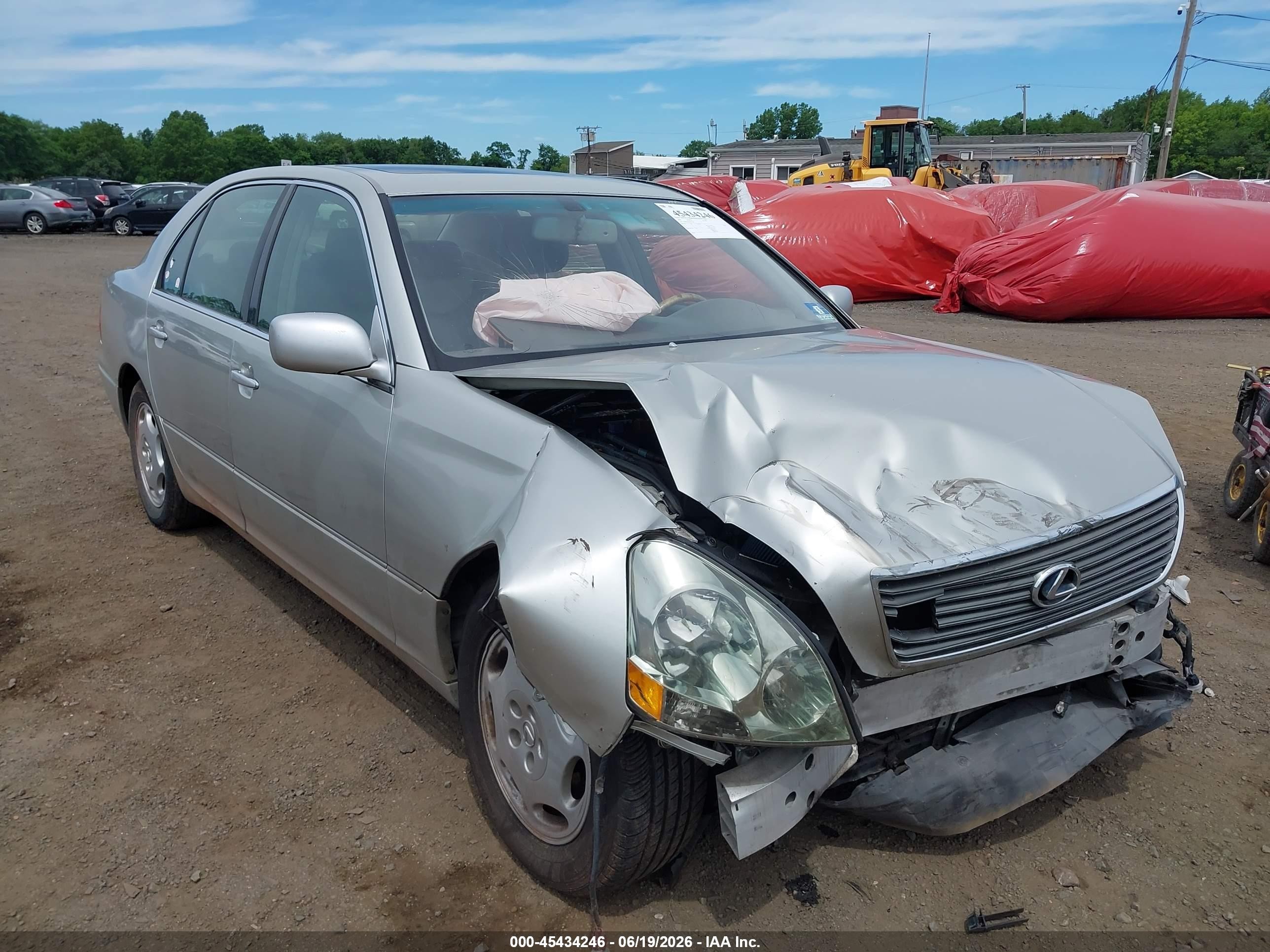 2001 Lexus Ls 430   Silver vin: JTHBN30F410021319