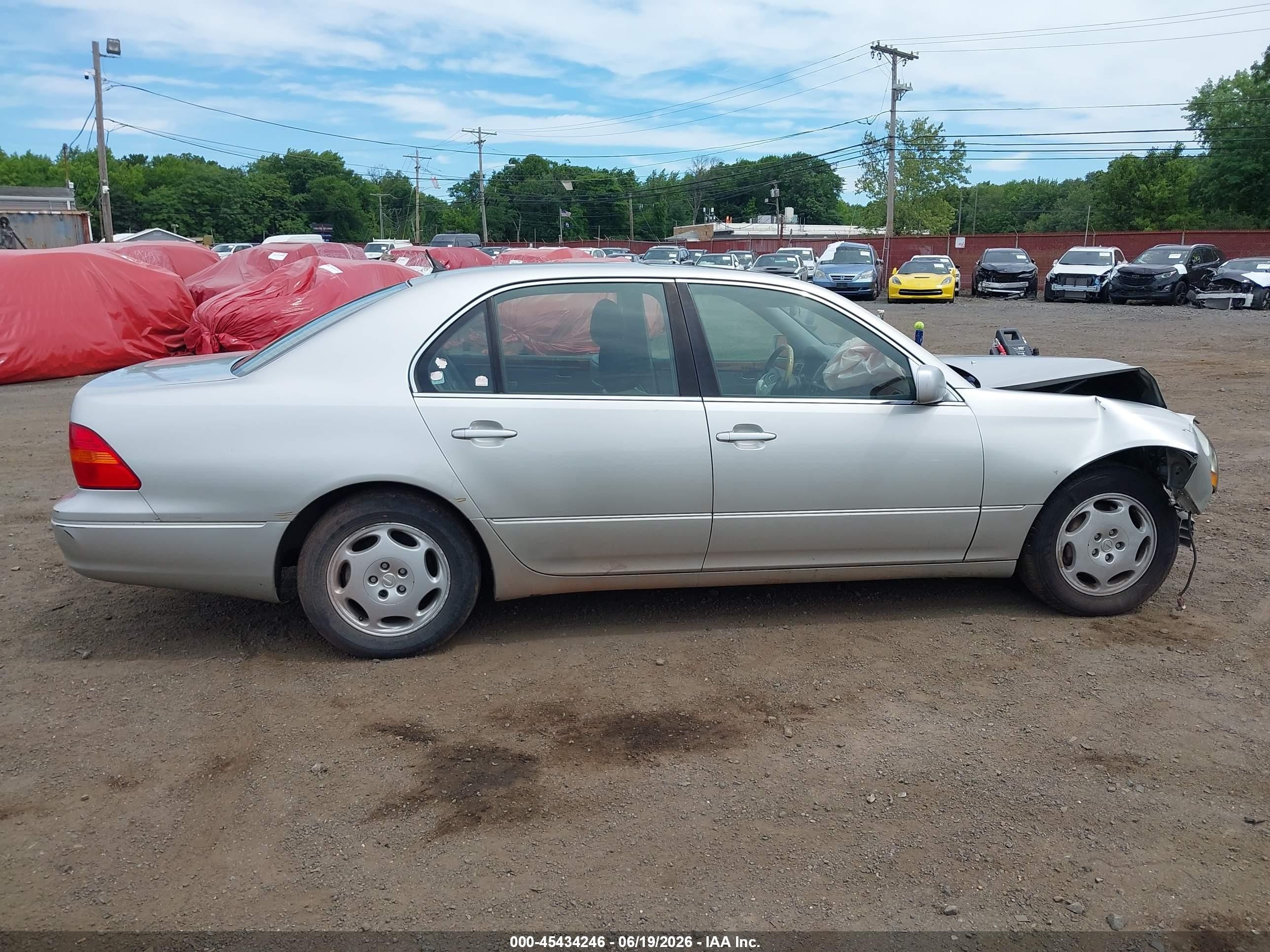 2001 Lexus Ls 430   Silver vin: JTHBN30F410021319