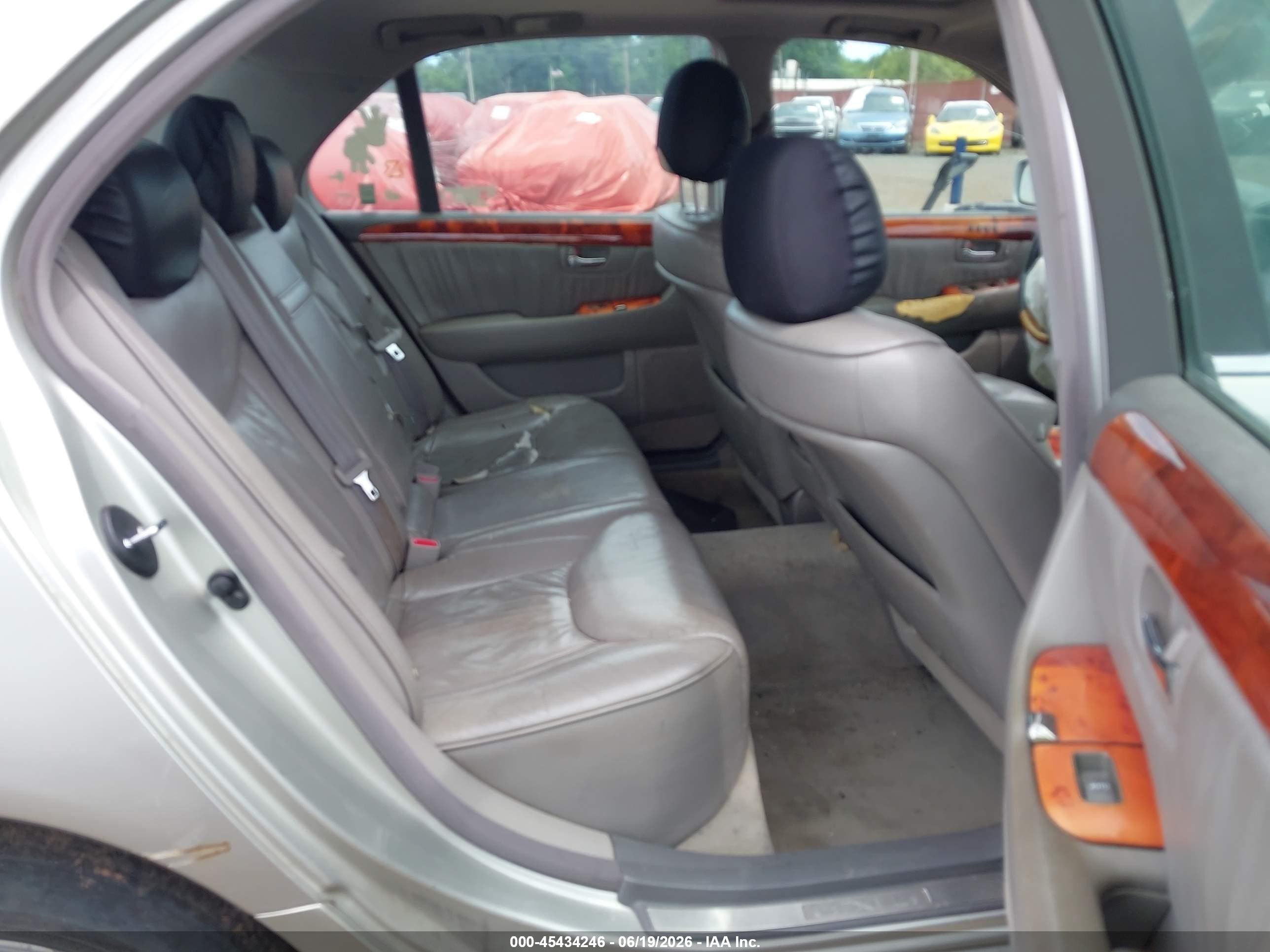 2001 Lexus Ls 430   Silver vin: JTHBN30F410021319