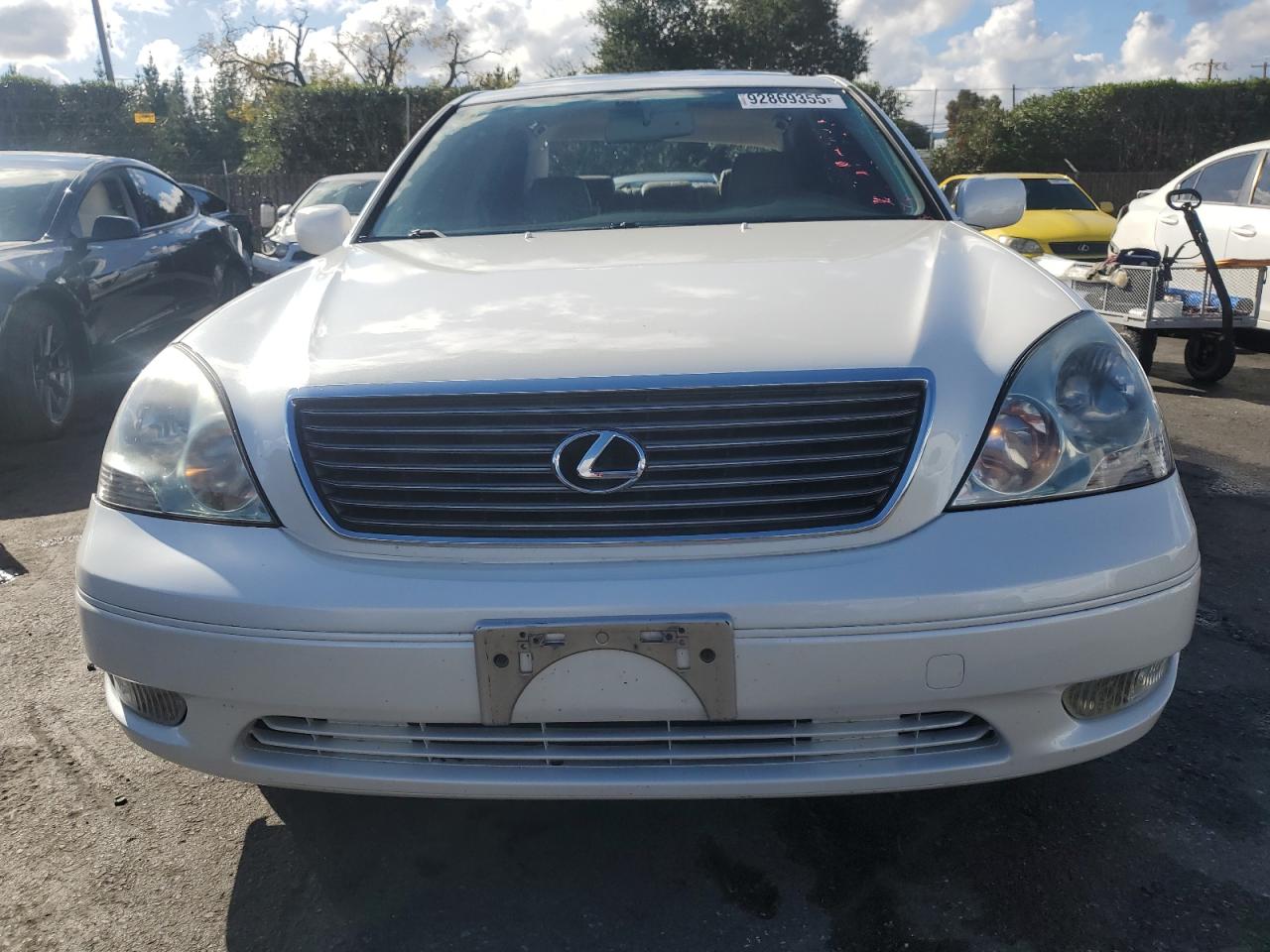 2001 Lexus Ls 430 White vin: JTHBN30F410034409
