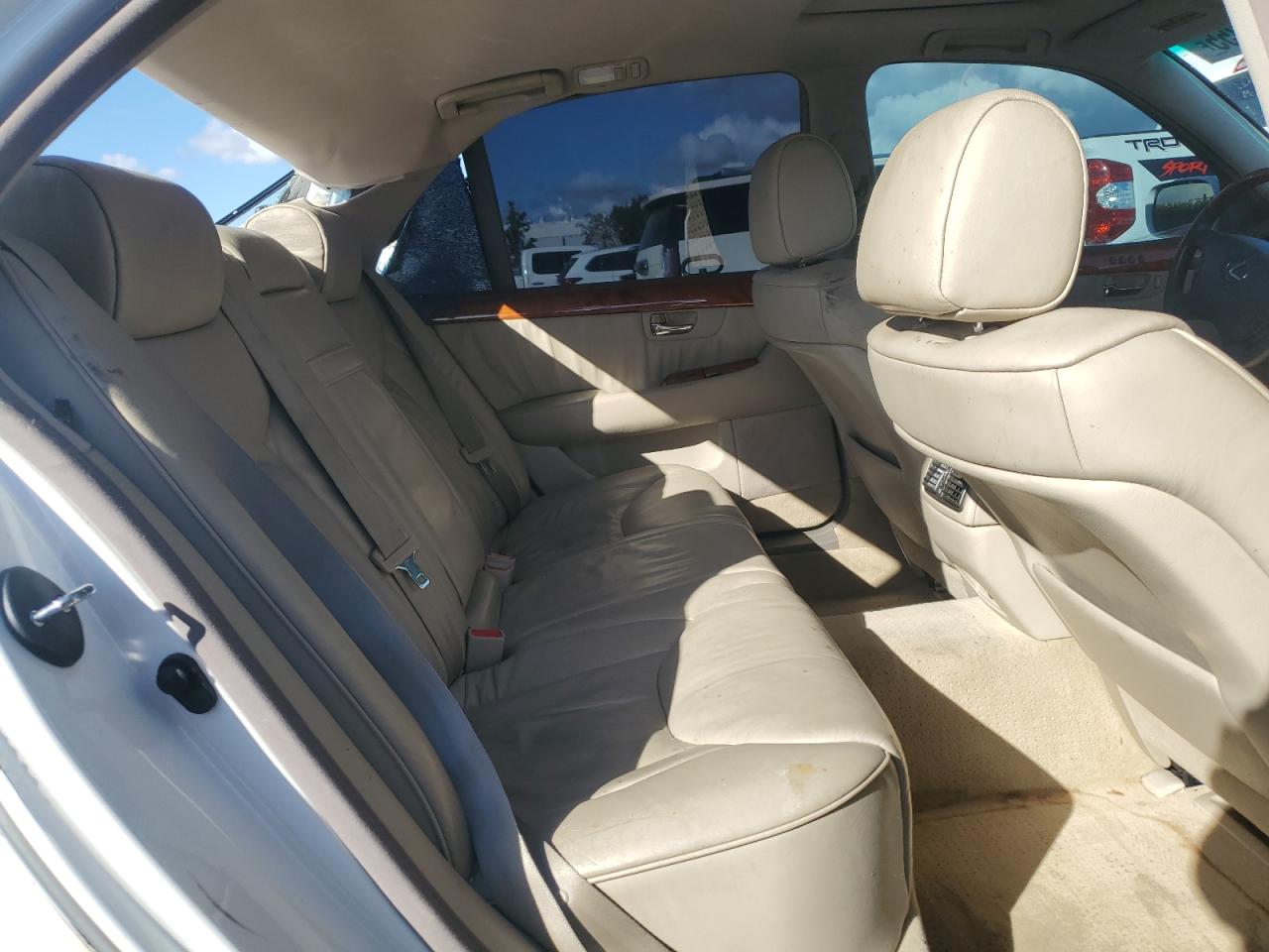 2001 Lexus Ls 430 White vin: JTHBN30F410034409