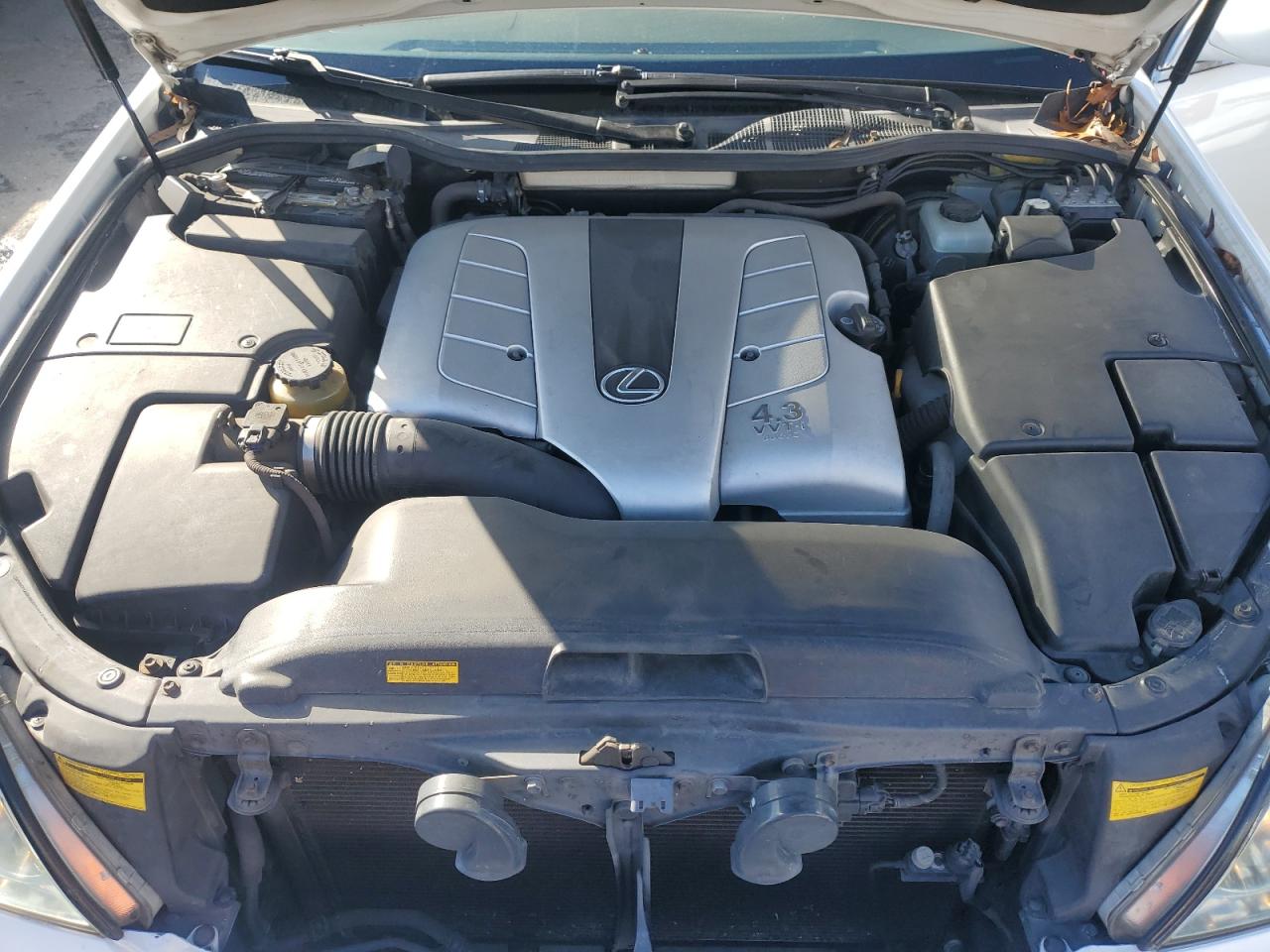 2001 Lexus Ls 430 White vin: JTHBN30F410034409