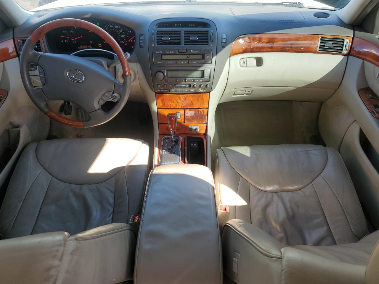 2001 Lexus Ls 430 White vin: JTHBN30F410034409