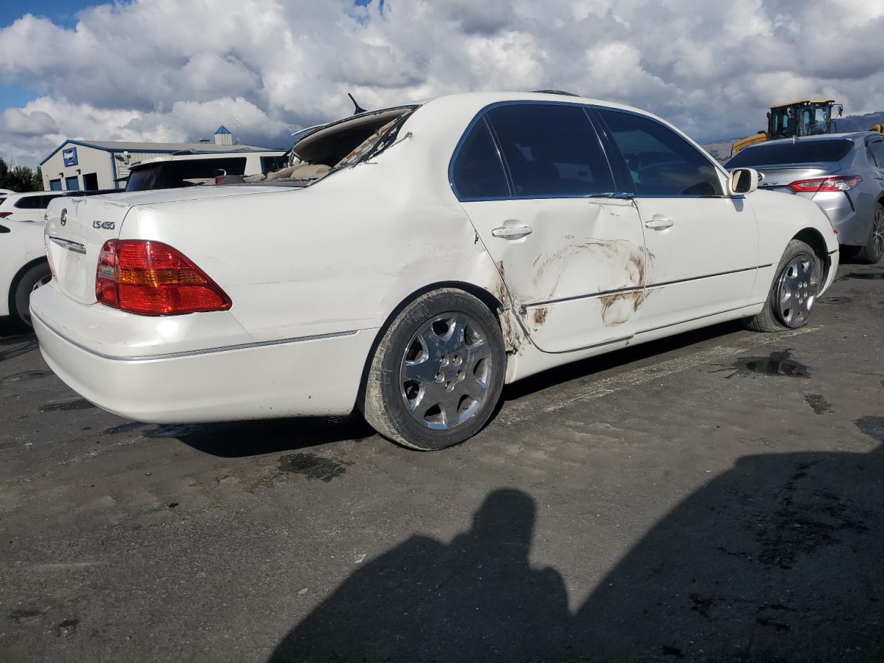 2001 Lexus Ls 430 White vin: JTHBN30F410034409