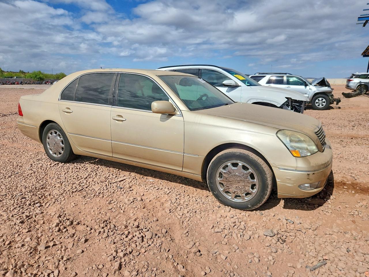 2001 Lexus Ls 430 Tan vin: JTHBN30F410039660