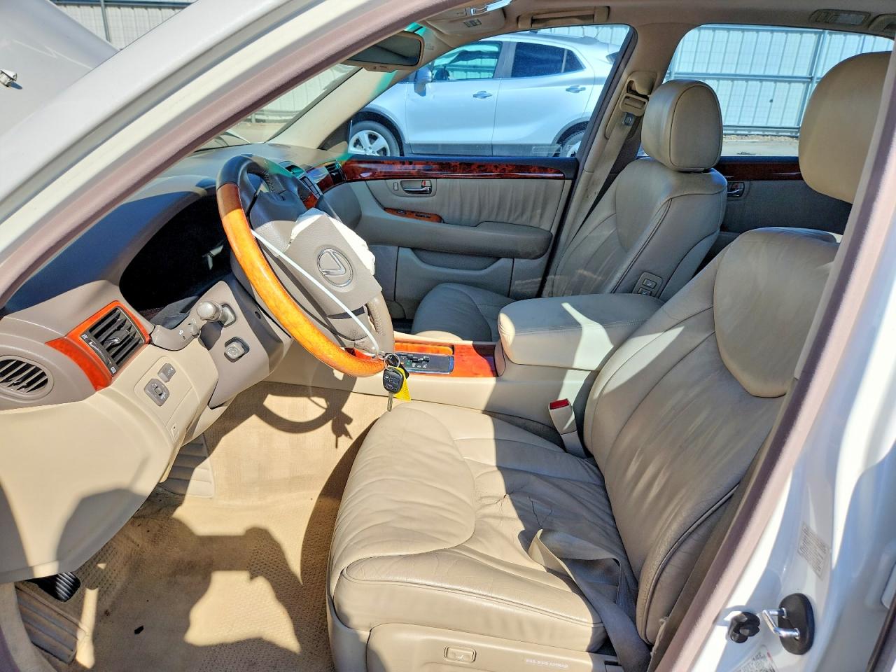 2002 Lexus Ls 430 White vin: JTHBN30F420079934