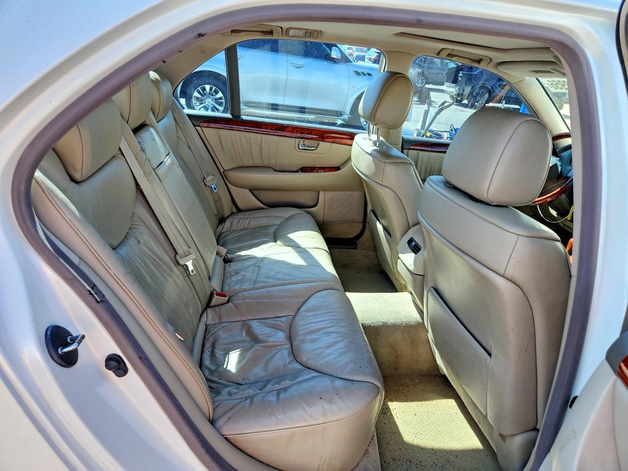 2002 Lexus Ls 430 White vin: JTHBN30F420079934