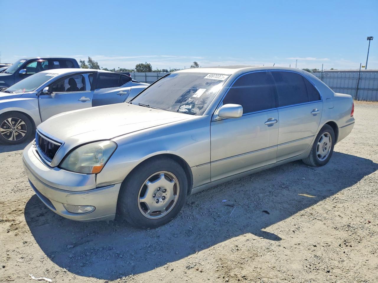 2002 Lexus Ls 430 Silver vin: JTHBN30F420082235