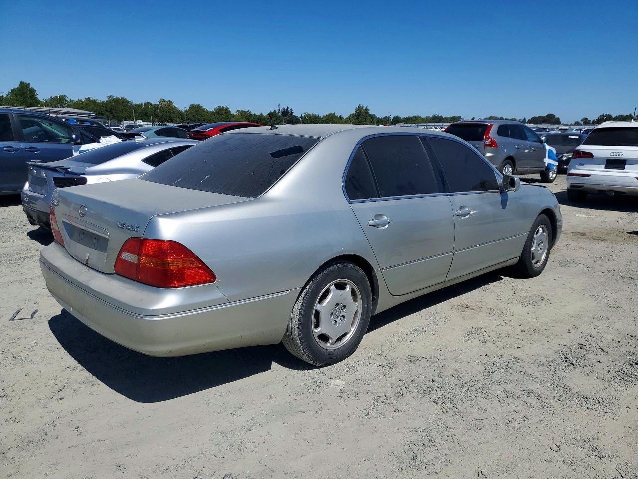 2002 Lexus Ls 430 Silver vin: JTHBN30F420082235