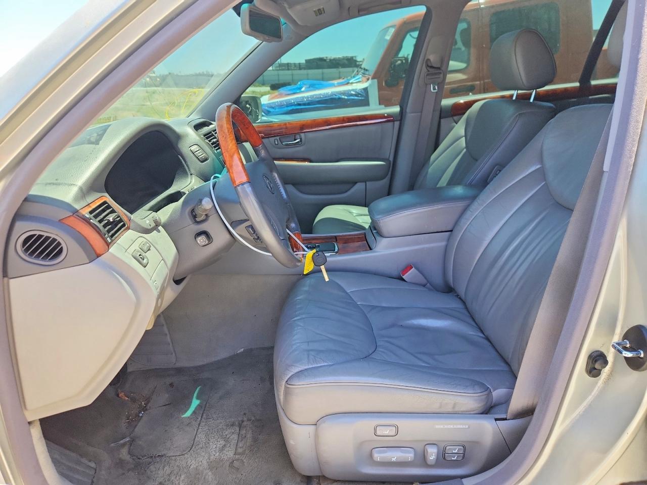 2002 Lexus Ls 430 Silver vin: JTHBN30F420082235
