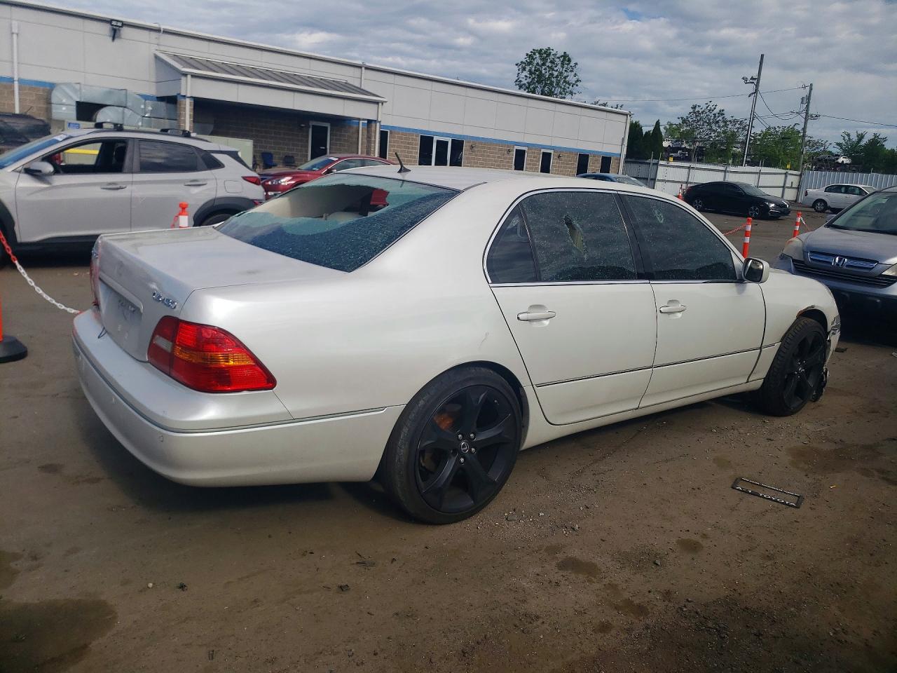 2003 Lexus Ls 430 White vin: JTHBN30F430101433