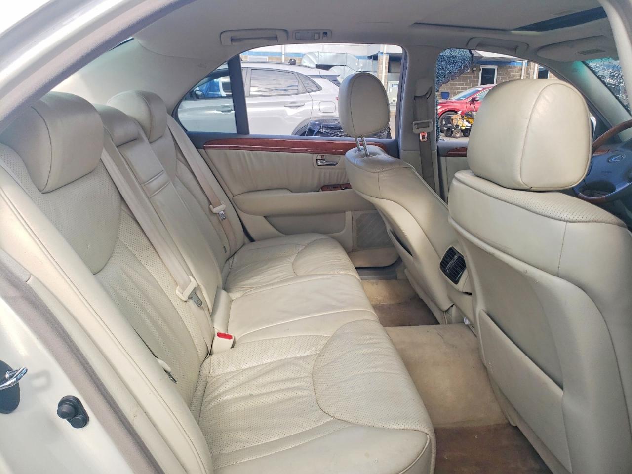 2003 Lexus Ls 430 White vin: JTHBN30F430101433