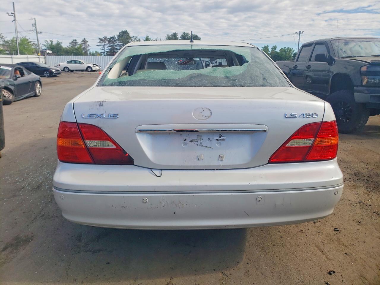 2003 Lexus Ls 430 White vin: JTHBN30F430101433