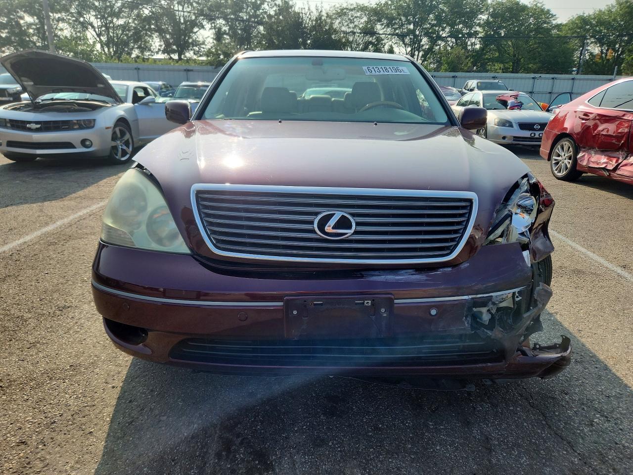 2003 Lexus Ls 430 Burgundy vin: JTHBN30F430118085