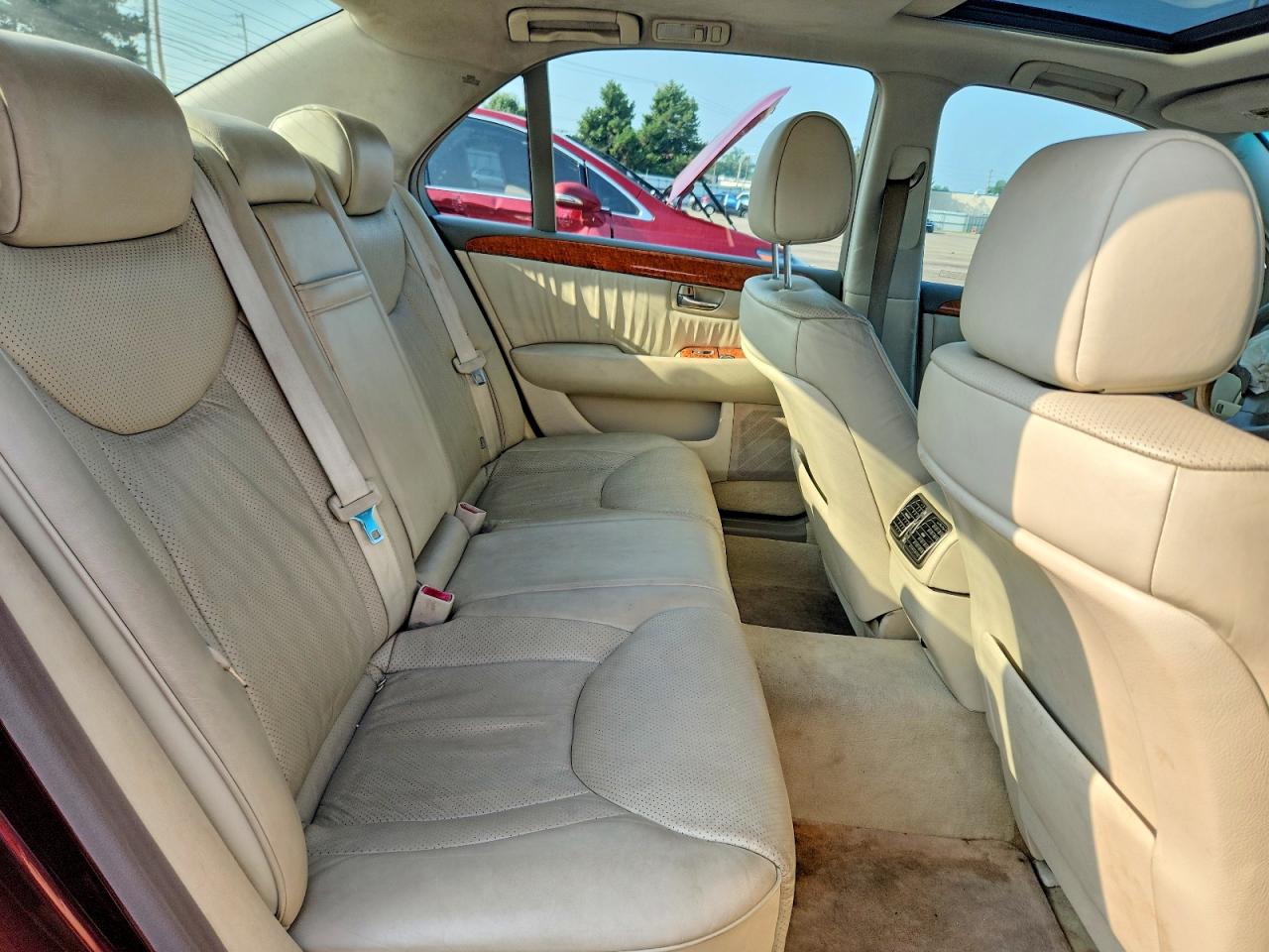 2003 Lexus Ls 430 Burgundy vin: JTHBN30F430118085