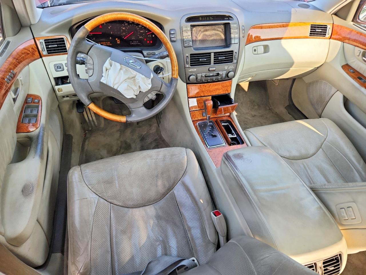 2003 Lexus Ls 430 Burgundy vin: JTHBN30F430118085