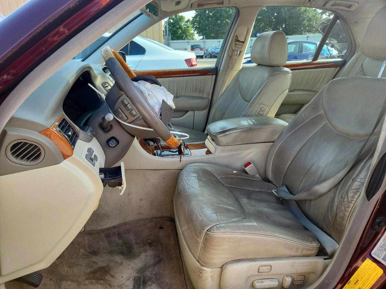 2003 Lexus Ls 430 Burgundy vin: JTHBN30F430118085