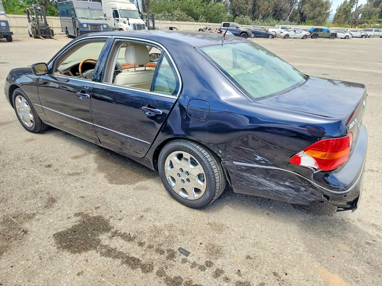2003 Lexus Ls 430 Black vin: JTHBN30F430122640