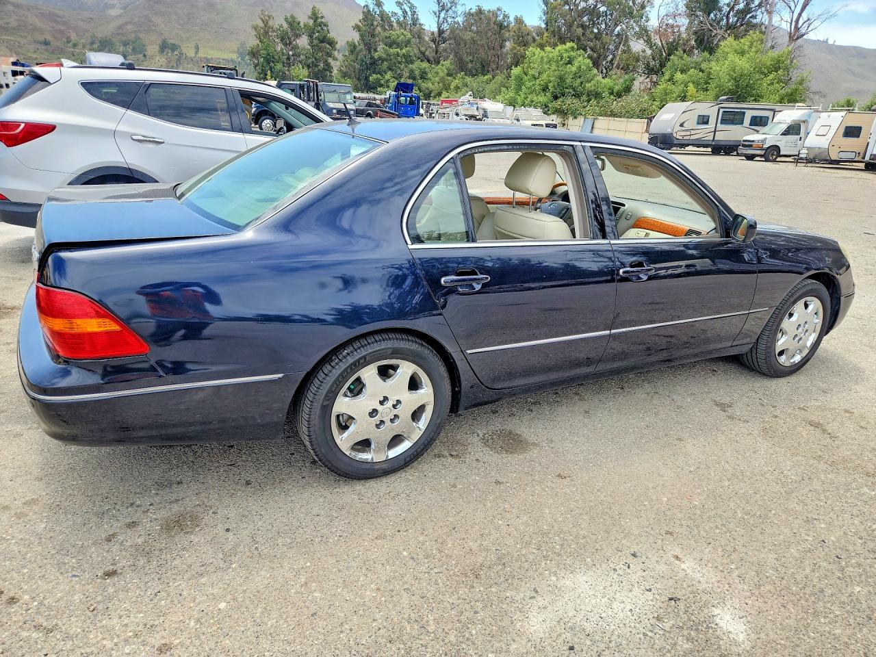 2003 Lexus Ls 430 Black vin: JTHBN30F430122640