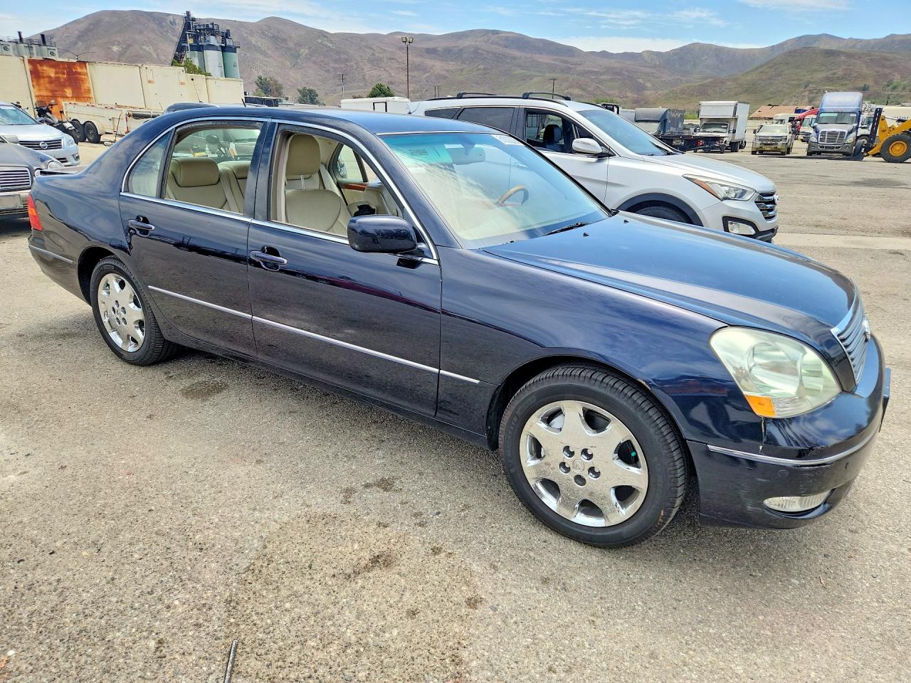 2003 Lexus Ls 430 Black vin: JTHBN30F430122640