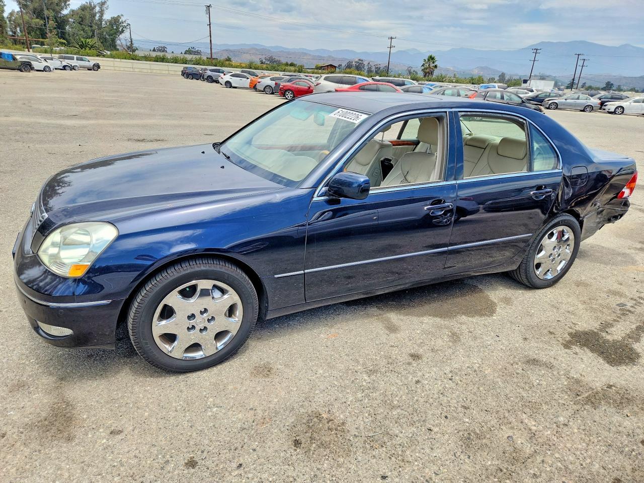 2003 Lexus Ls 430 Black vin: JTHBN30F430122640
