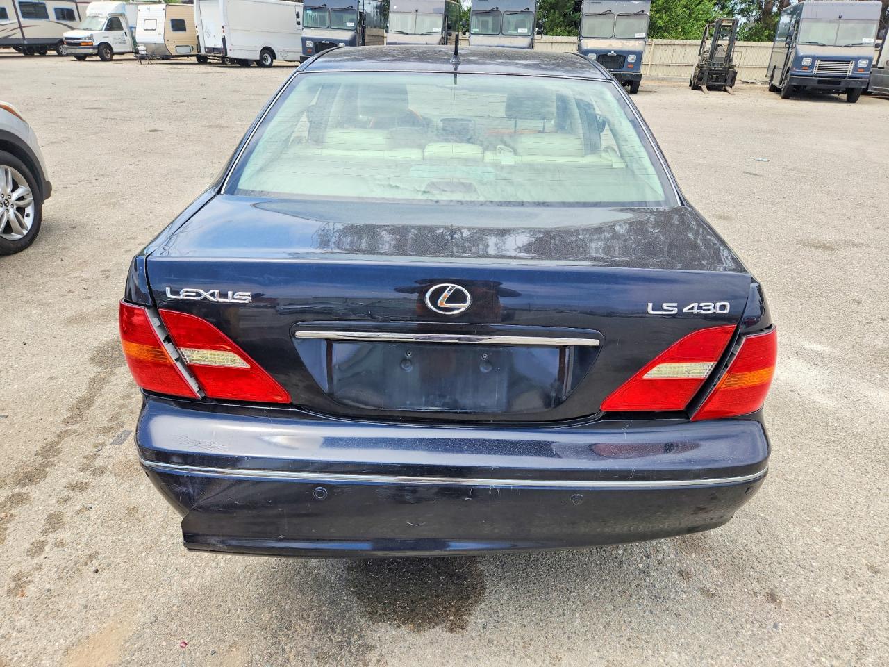 2003 Lexus Ls 430 Black vin: JTHBN30F430122640