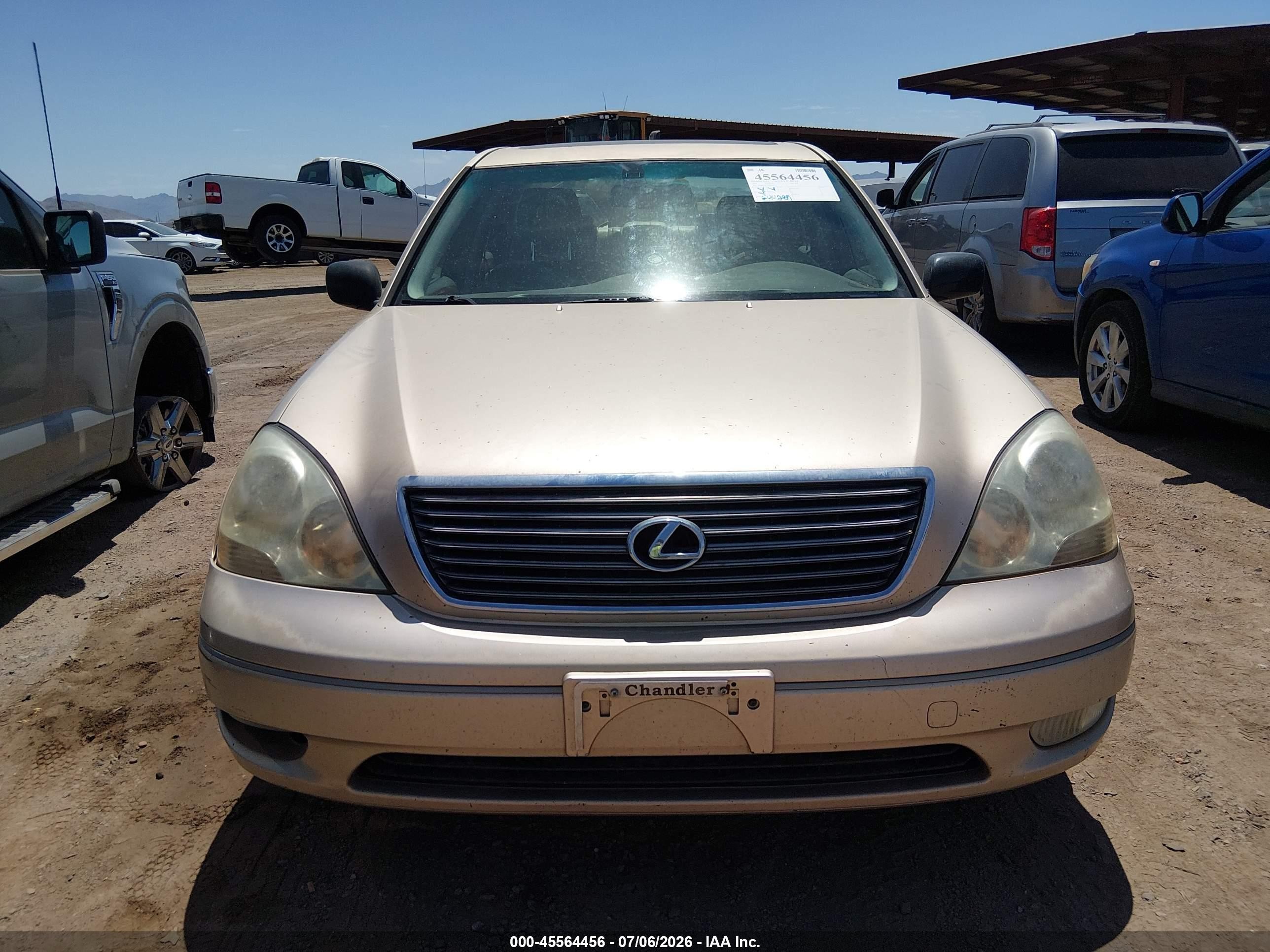 2001 Lexus Ls 430   Gold vin: JTHBN30F510015867