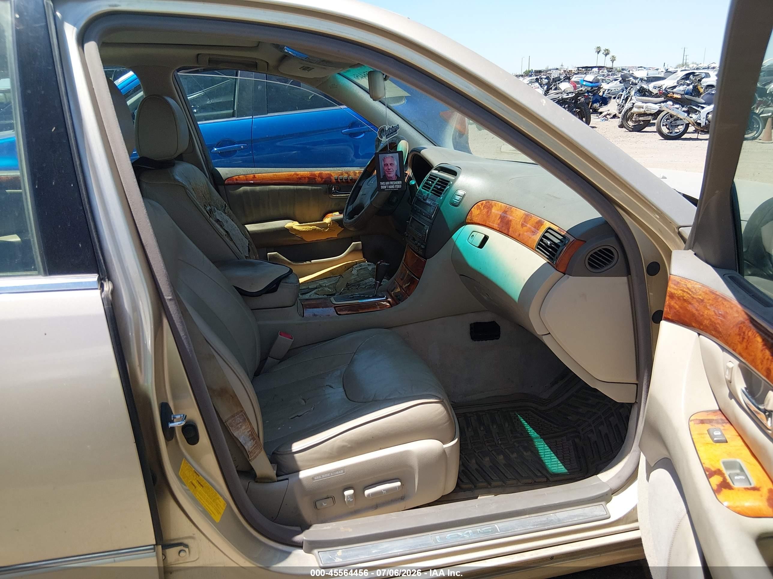 2001 Lexus Ls 430   Gold vin: JTHBN30F510015867