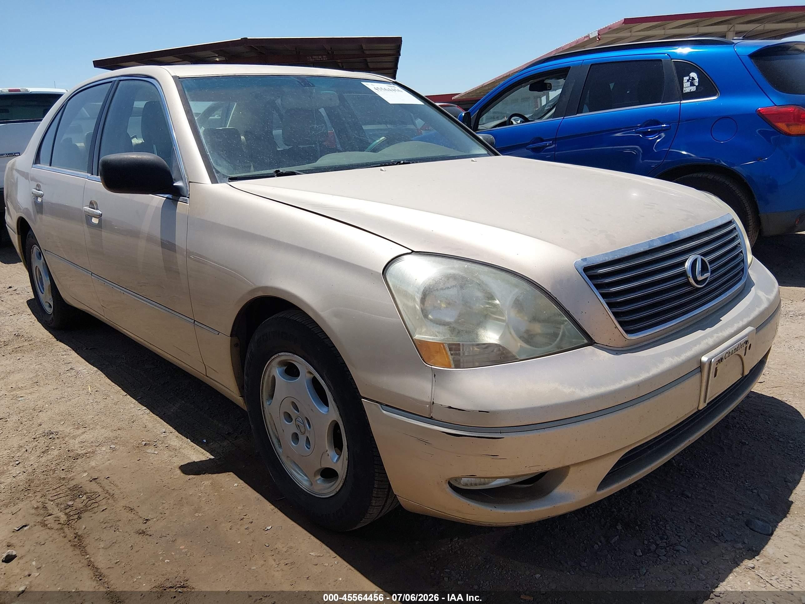 2001 Lexus Ls 430   Gold vin: JTHBN30F510015867