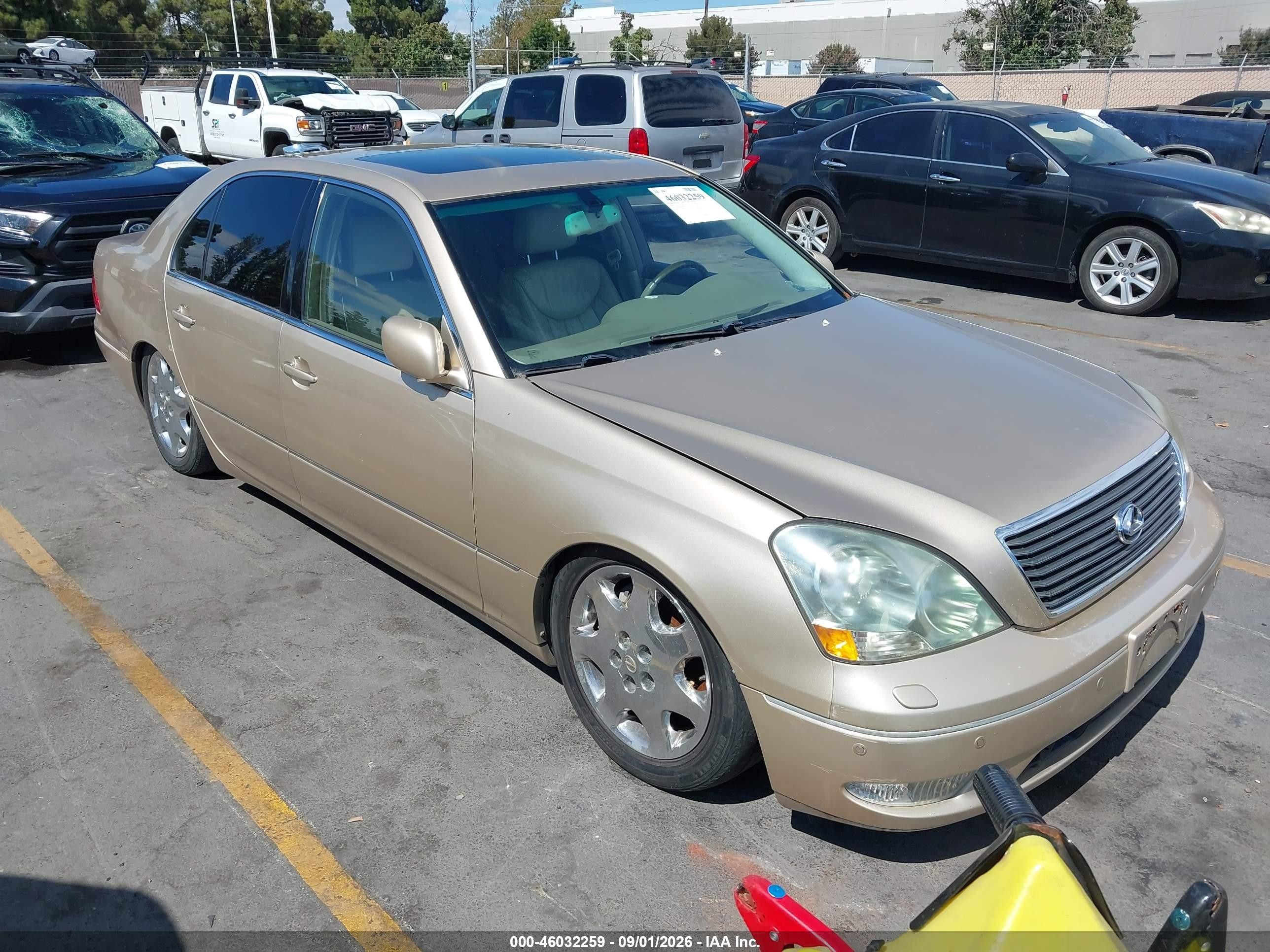 2002 Lexus Ls 430   Beige vin: JTHBN30F520054640