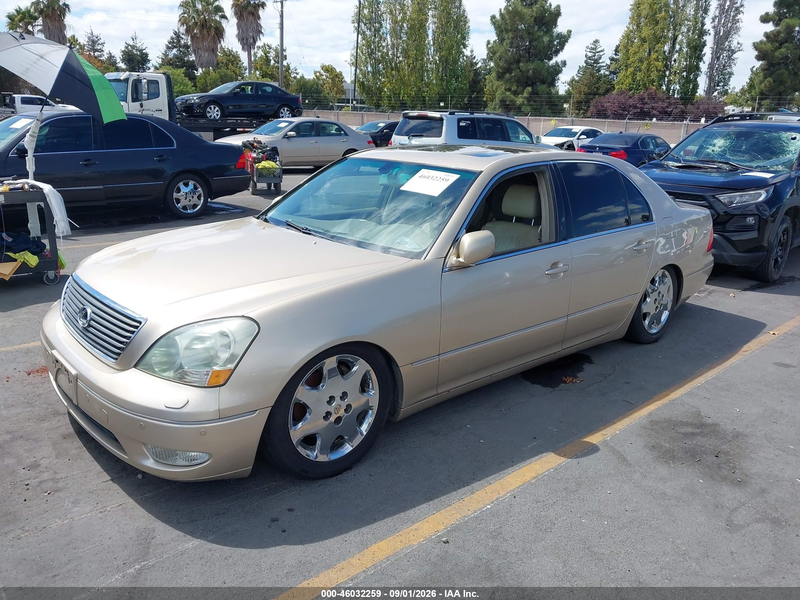 2002 Lexus Ls 430   Beige vin: JTHBN30F520054640