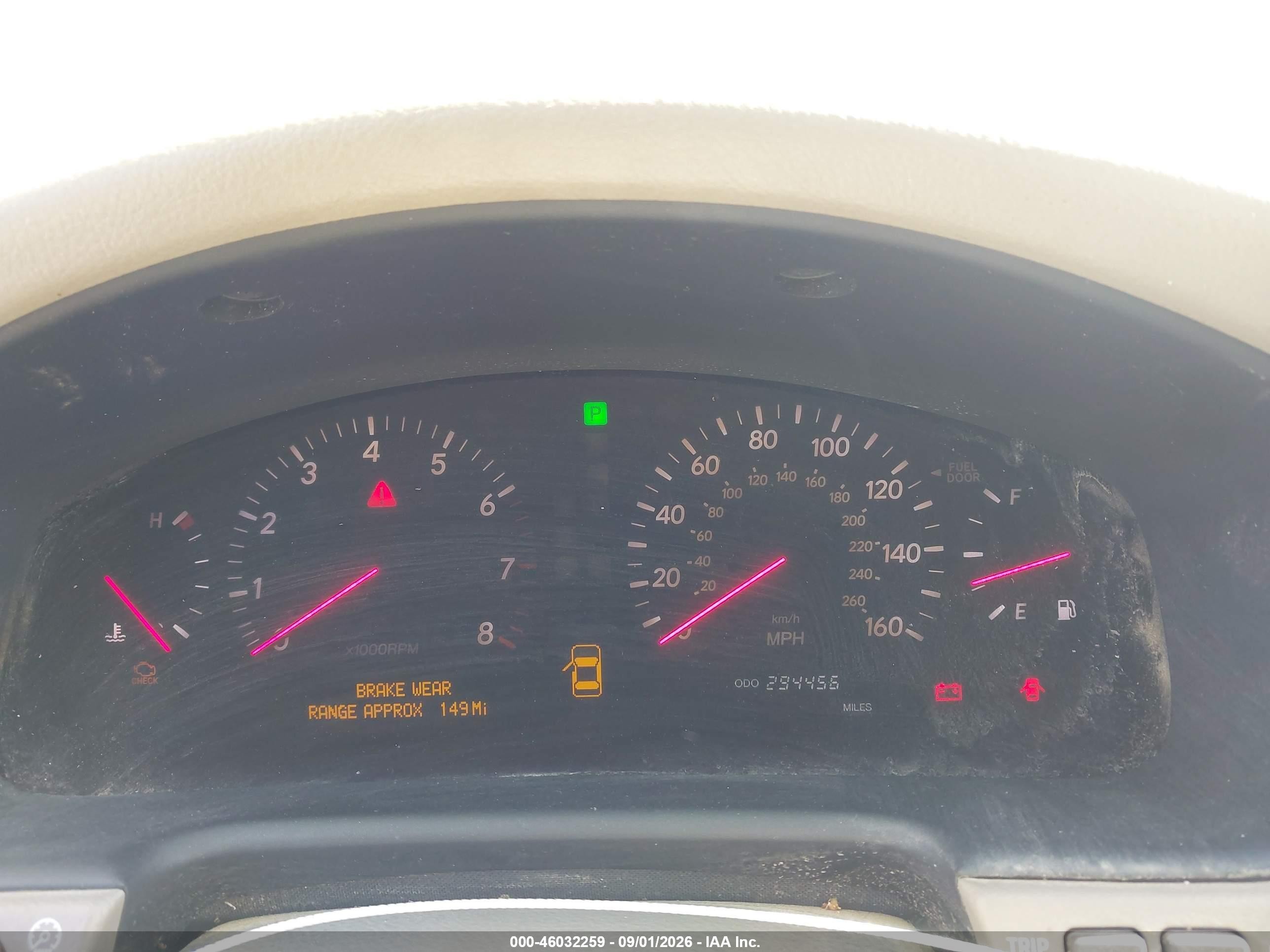 2002 Lexus Ls 430   Beige vin: JTHBN30F520054640