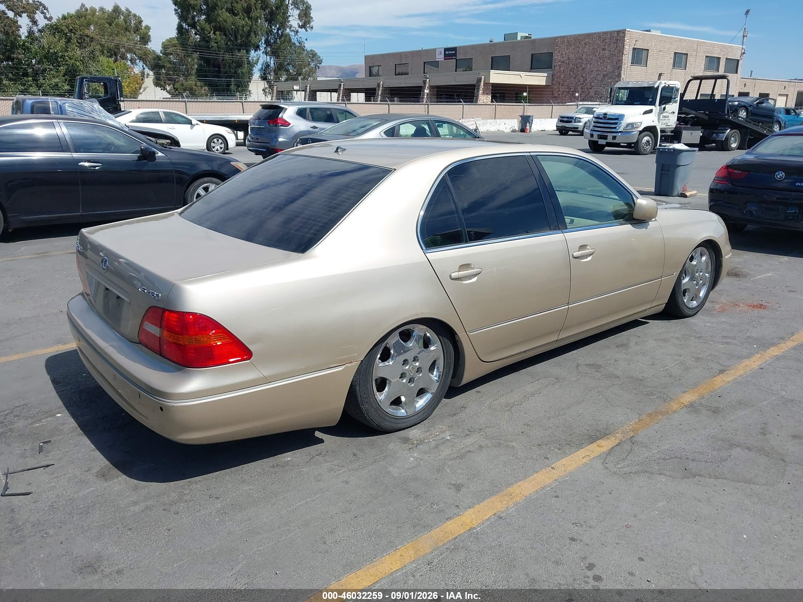 2002 Lexus Ls 430   Beige vin: JTHBN30F520054640