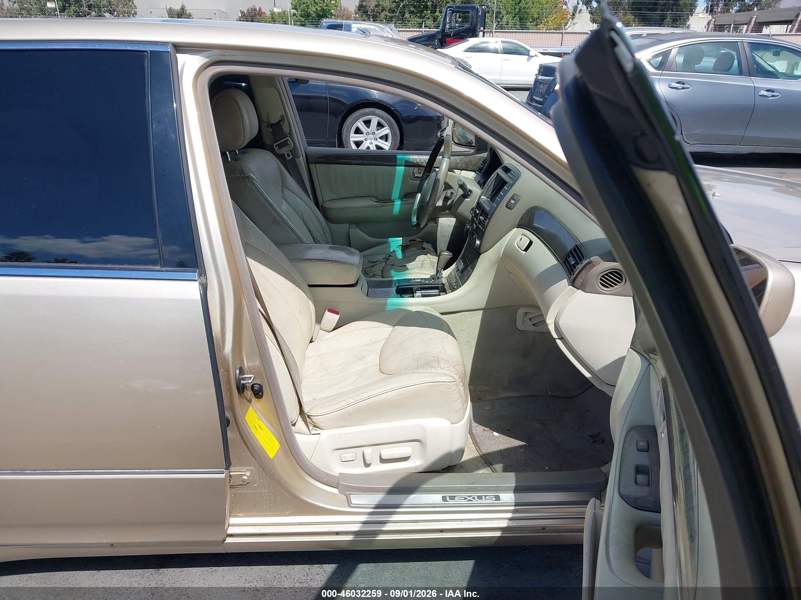 2002 Lexus Ls 430   Beige vin: JTHBN30F520054640