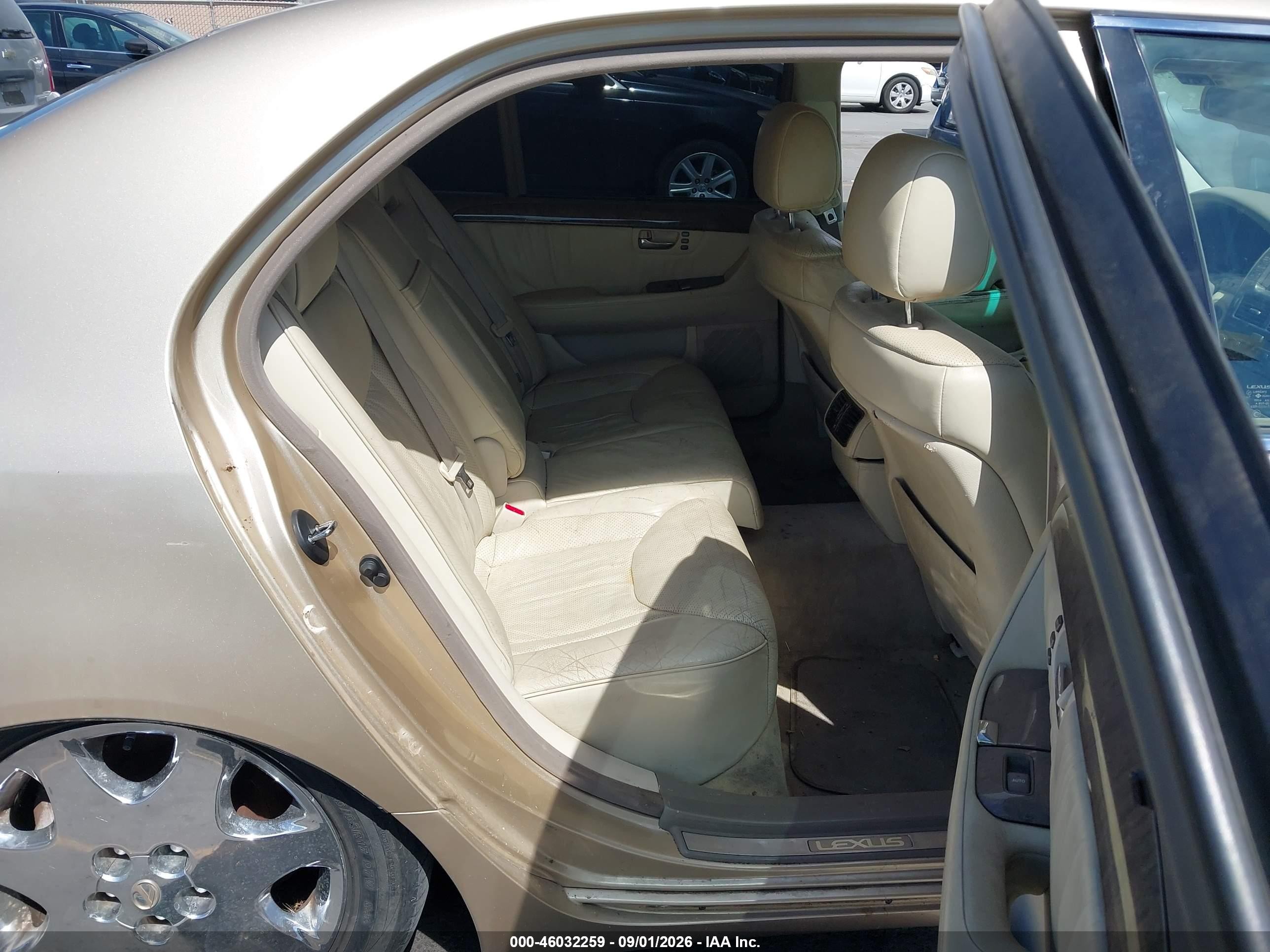 2002 Lexus Ls 430   Beige vin: JTHBN30F520054640